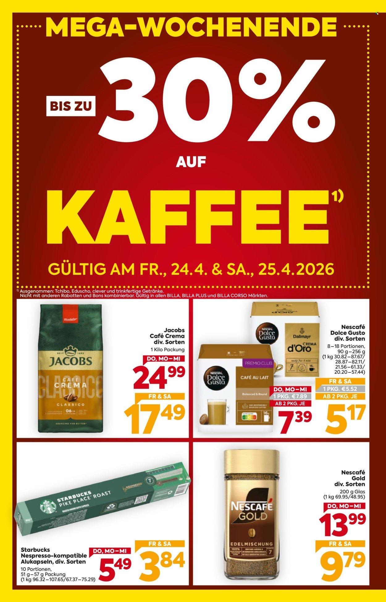 BILLA Flugblatt - Ab Donnerstag, 23.4.2026