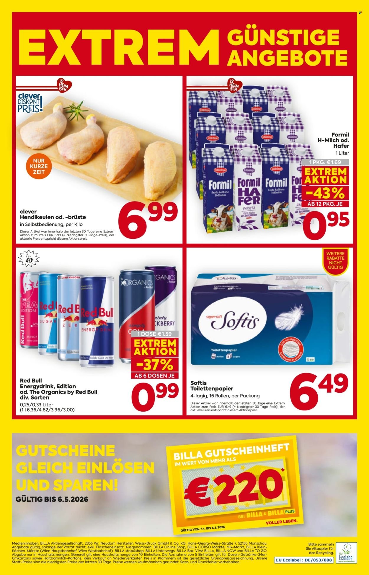 BILLA Flugblatt - Ab Donnerstag, 23.4.2026