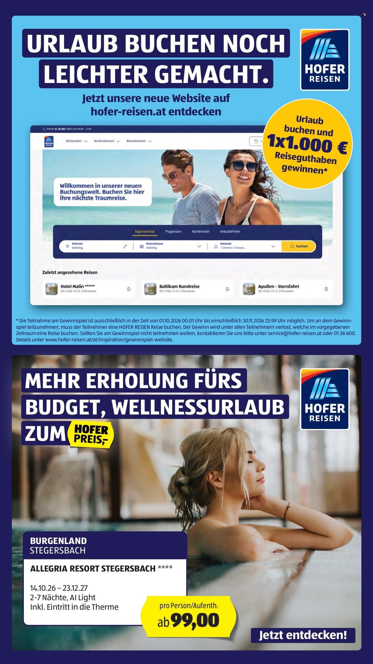 HOFER Flugblatt - Ab Freitag, 16.10.2026