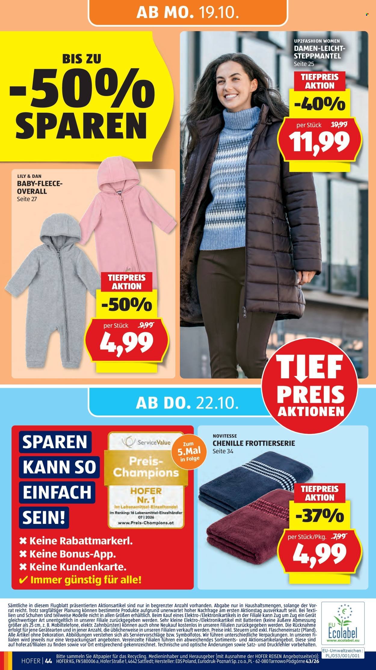 HOFER Flugblatt - Ab Freitag, 16.10.2026