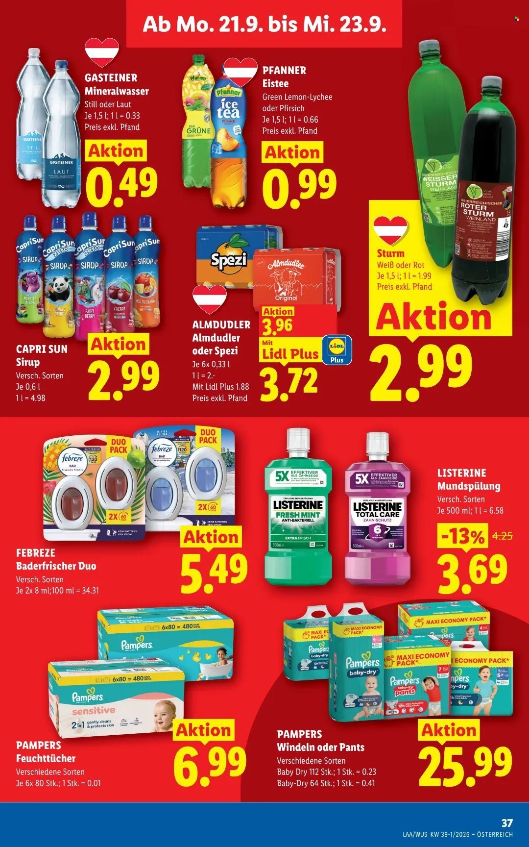 LIDL Flugblatt - Ab Donnerstag, 17.9.2026