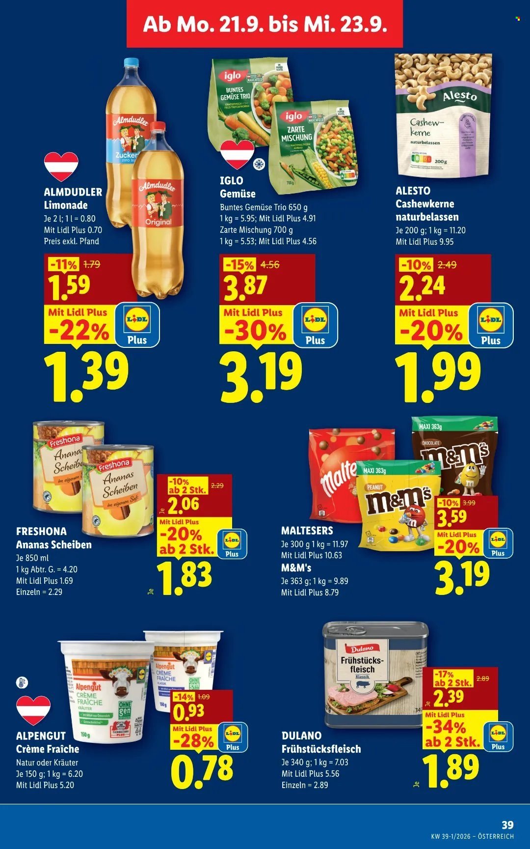LIDL Flugblatt - Ab Donnerstag, 17.9.2026