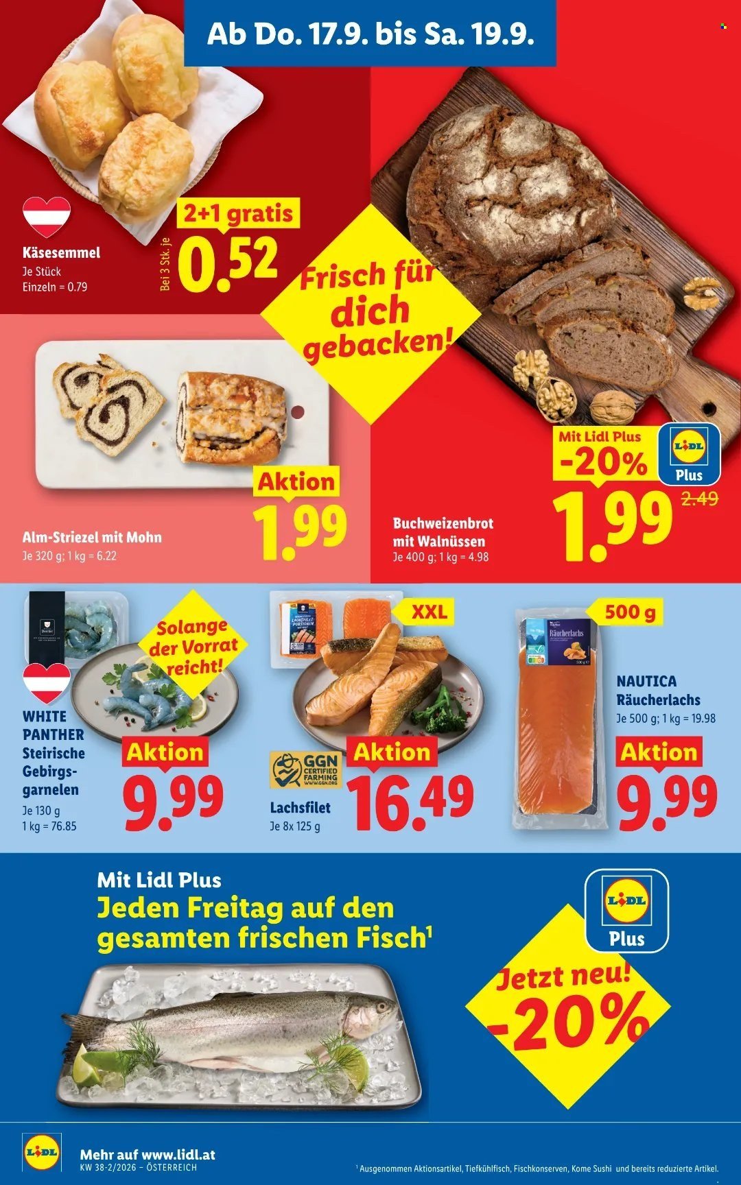 LIDL Flugblatt - Ab Donnerstag, 17.9.2026