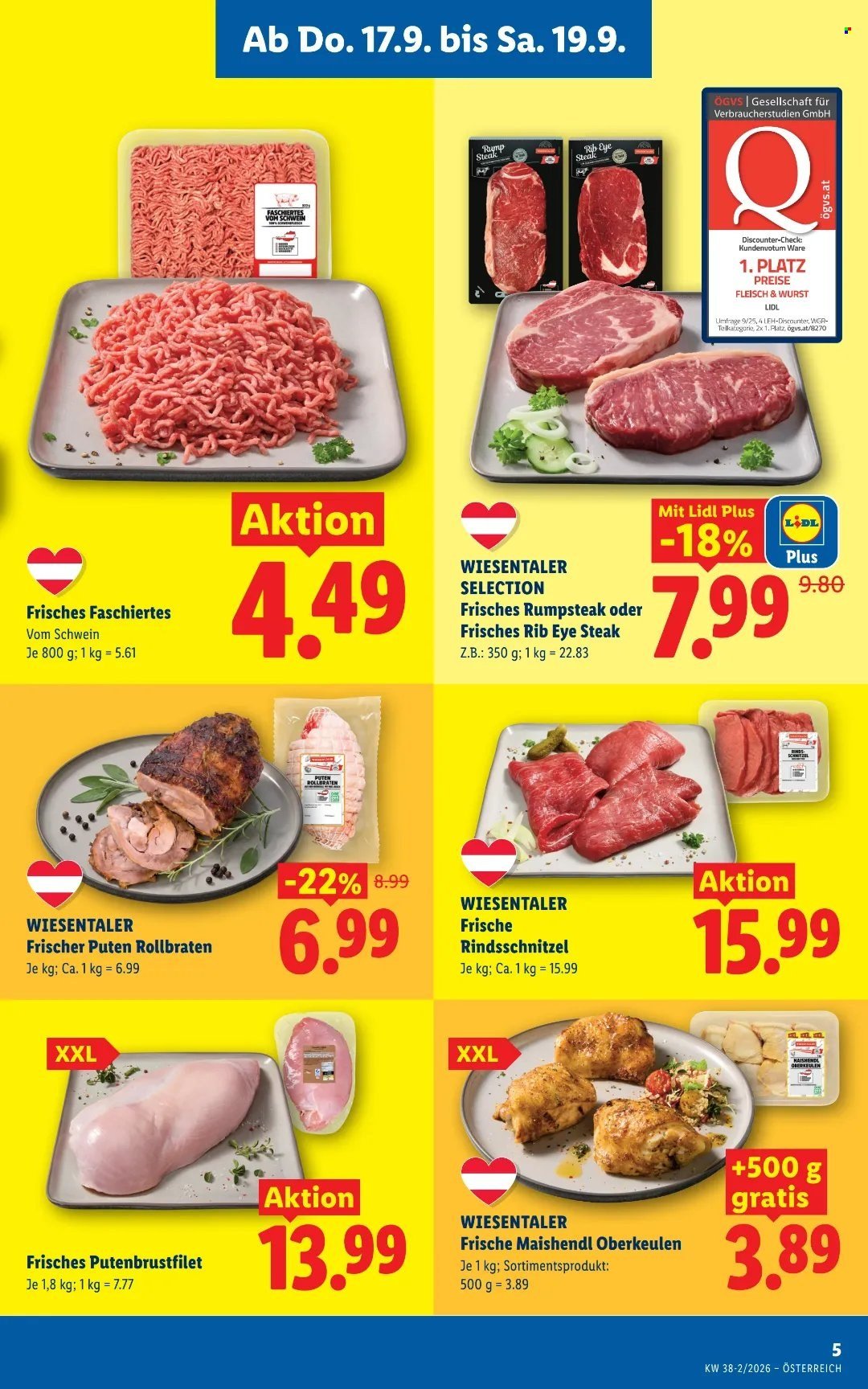 LIDL Flugblatt - Ab Donnerstag, 17.9.2026