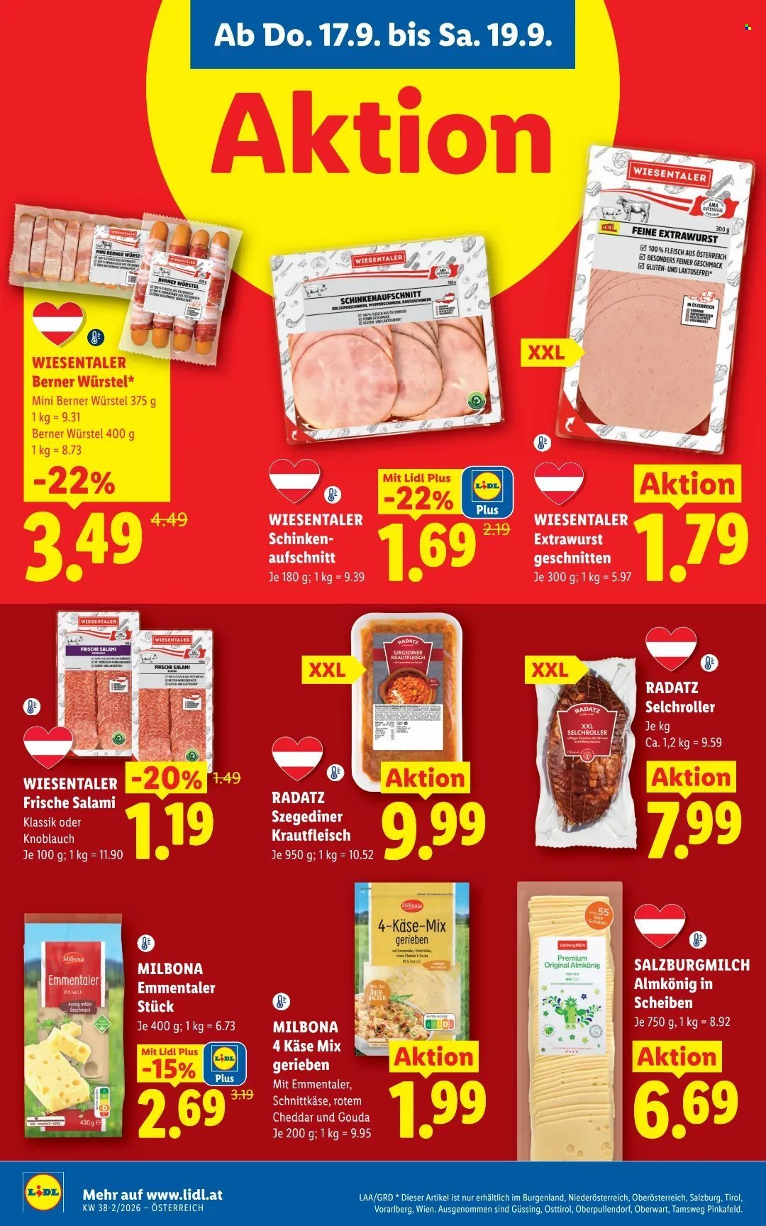 LIDL Flugblatt - Ab Donnerstag, 17.9.2026