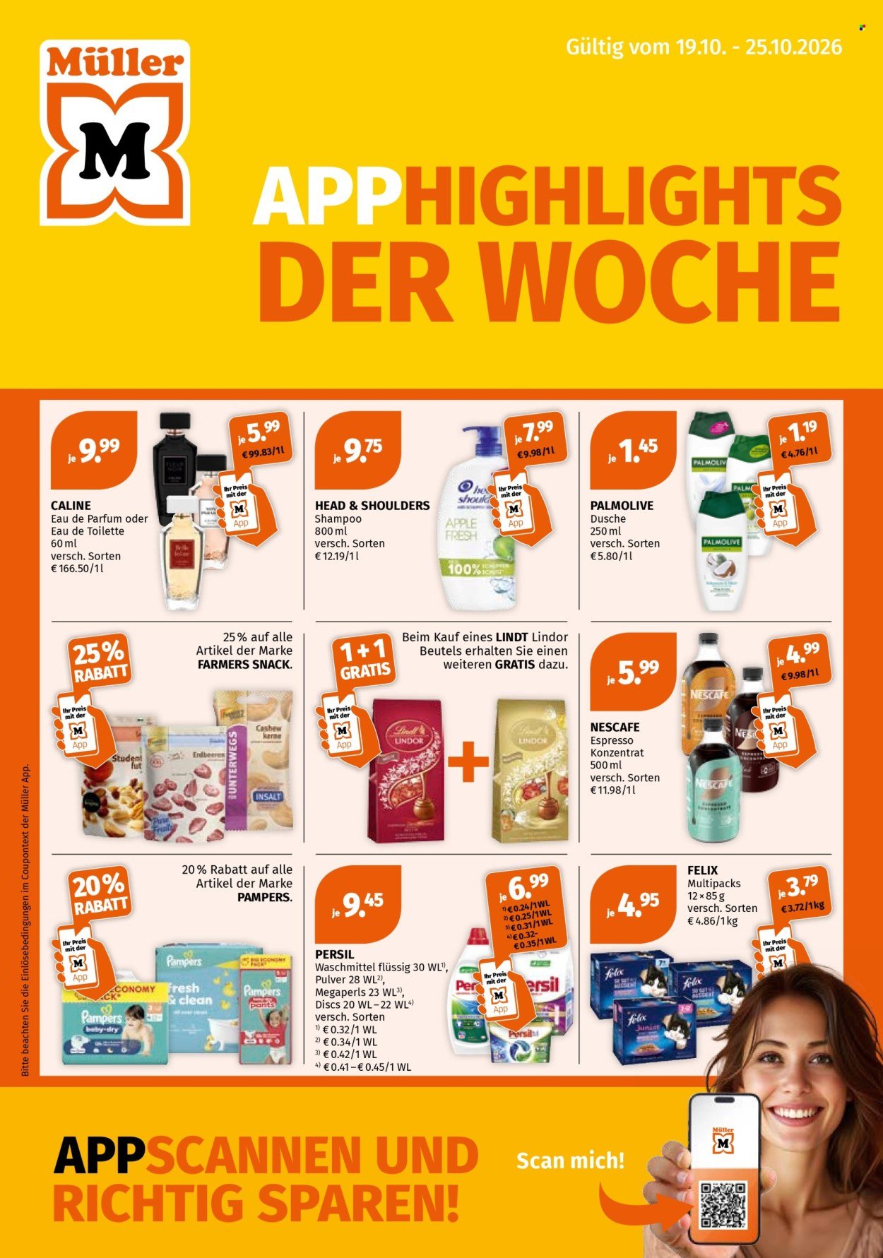 MÜLLER Flugblatt - Ab Montag, 19.10.2026