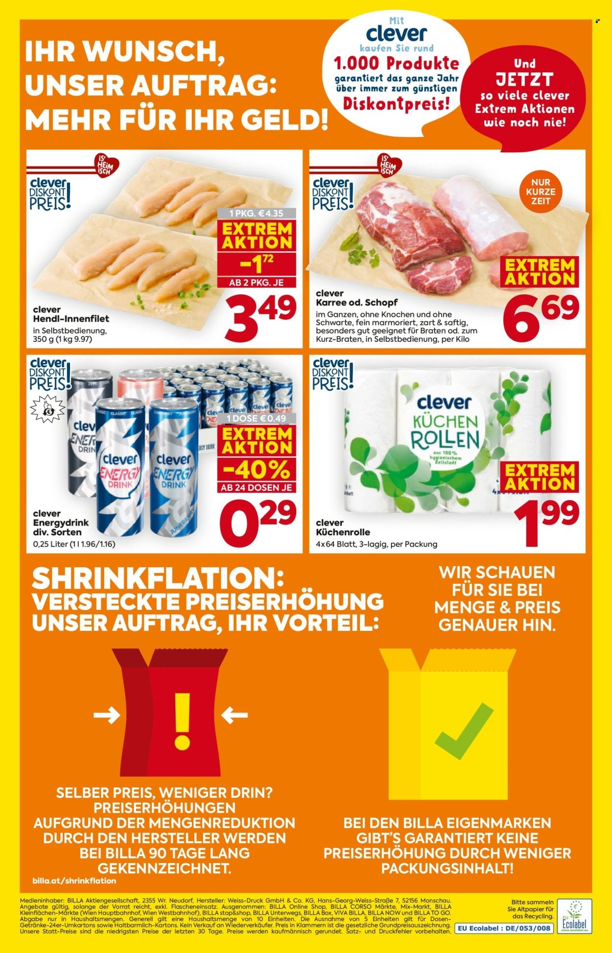 BILLA Flugblatt - Ab Freitag, 2.1.2026