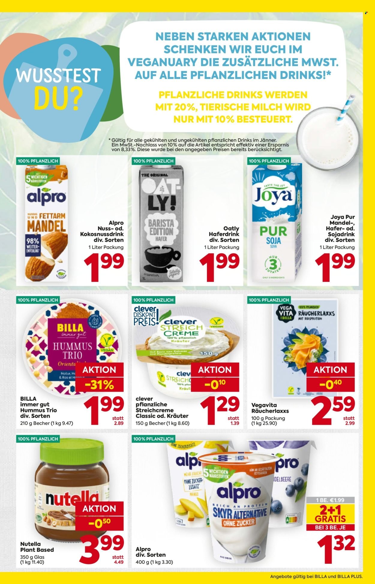 BILLA Flugblatt - Ab Freitag, 2.1.2026