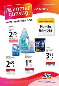 DM DROGERIE Flugblatt - September 2026