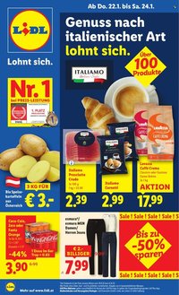LIDL Flugblatt - Ab Donnerstag, 22.1.2026