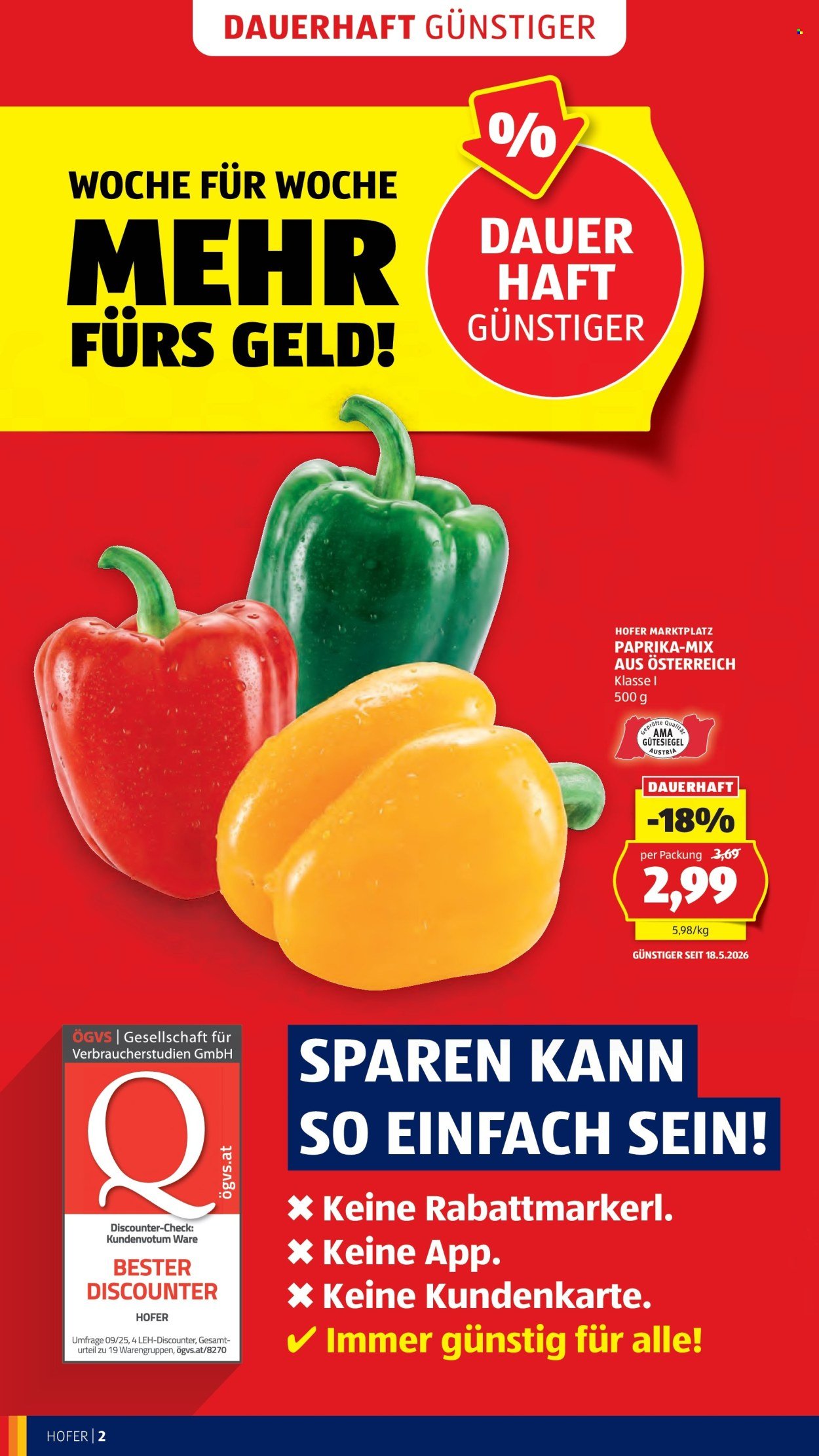 HOFER Flugblatt - Ab Freitag, 22.5.2026