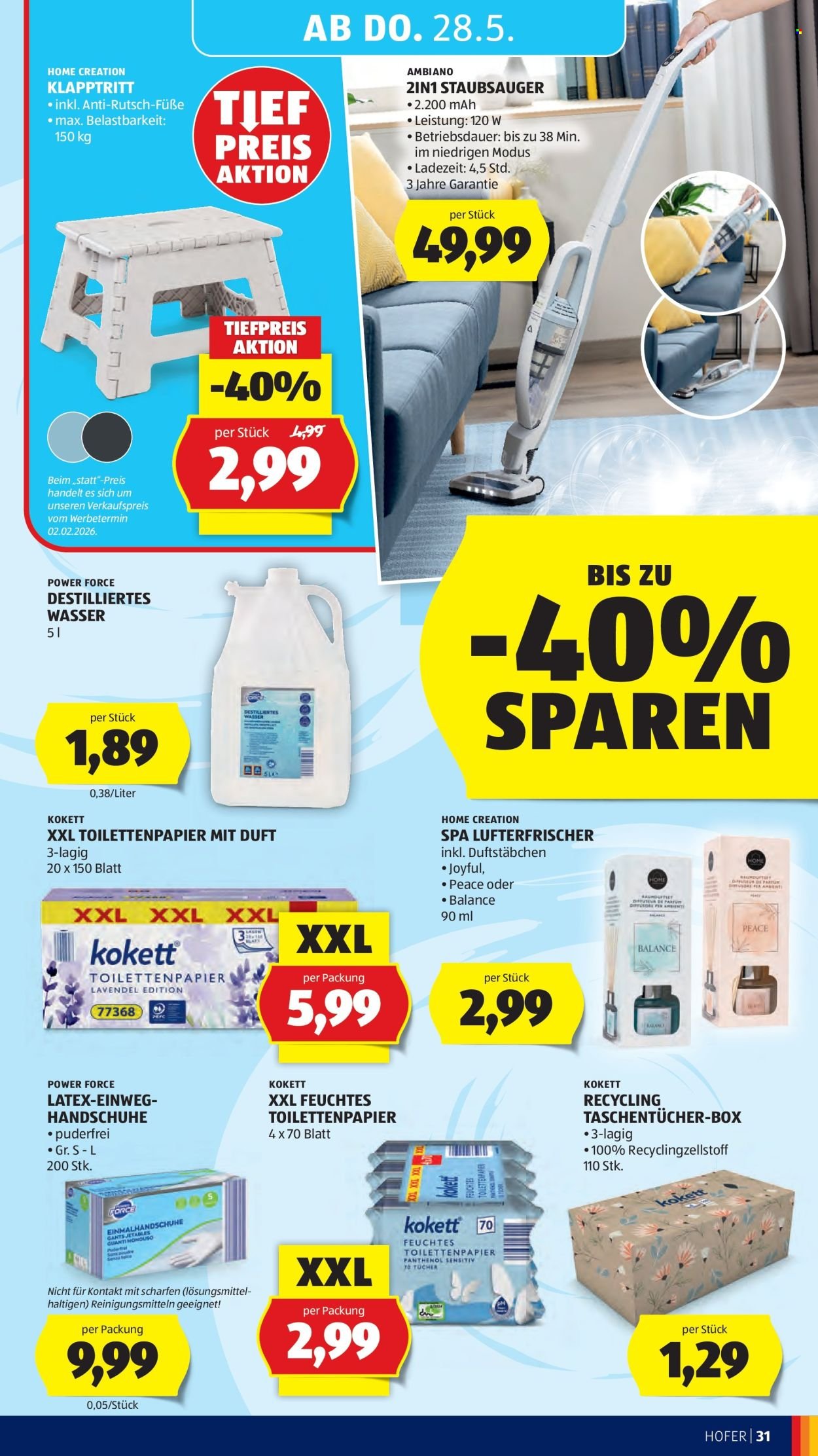 HOFER Flugblatt - Ab Freitag, 22.5.2026