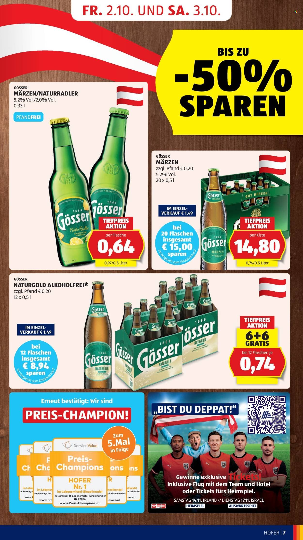 HOFER Flugblatt - Ab Freitag, 2.10.2026