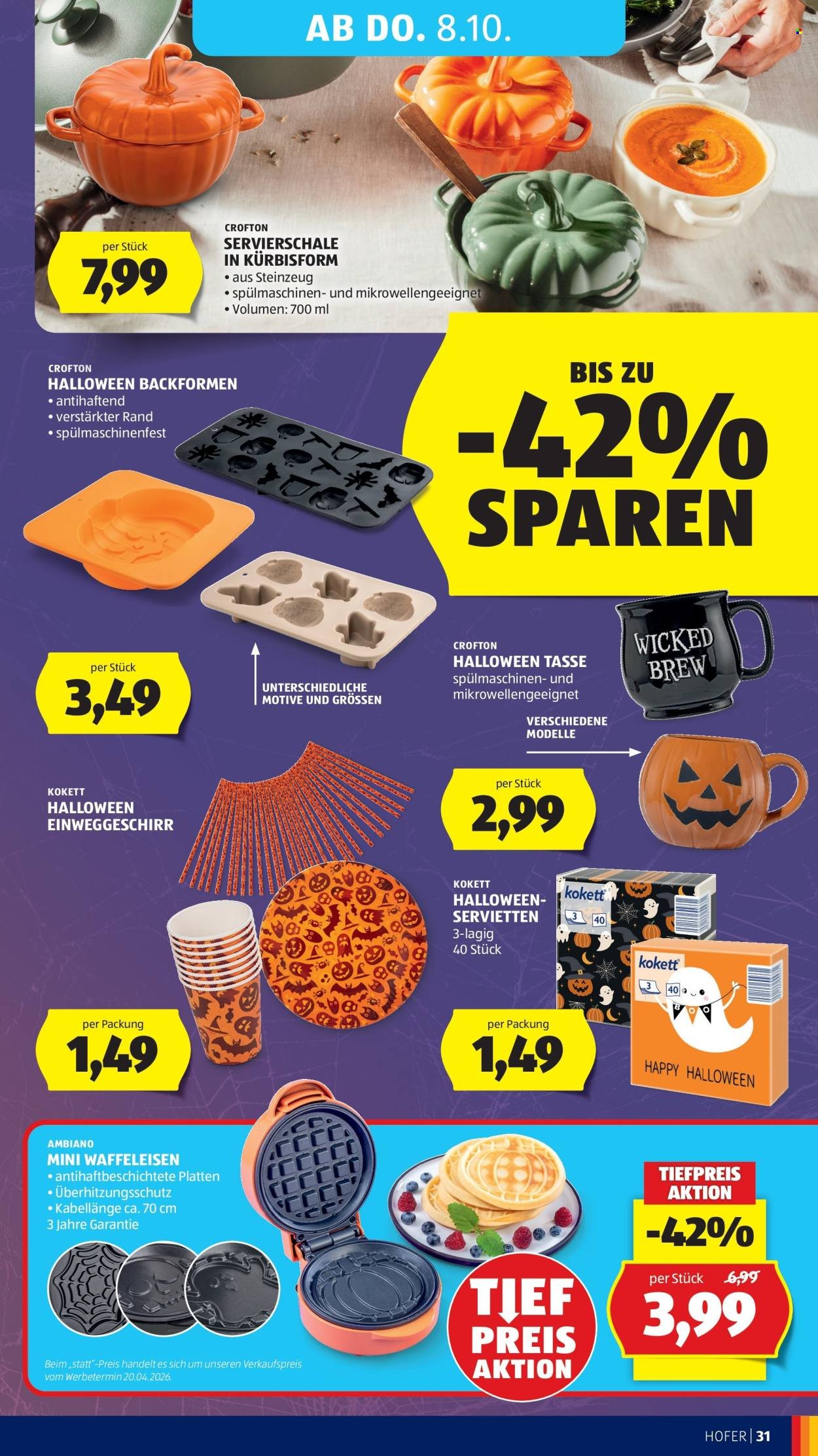 HOFER Flugblatt - Ab Freitag, 2.10.2026