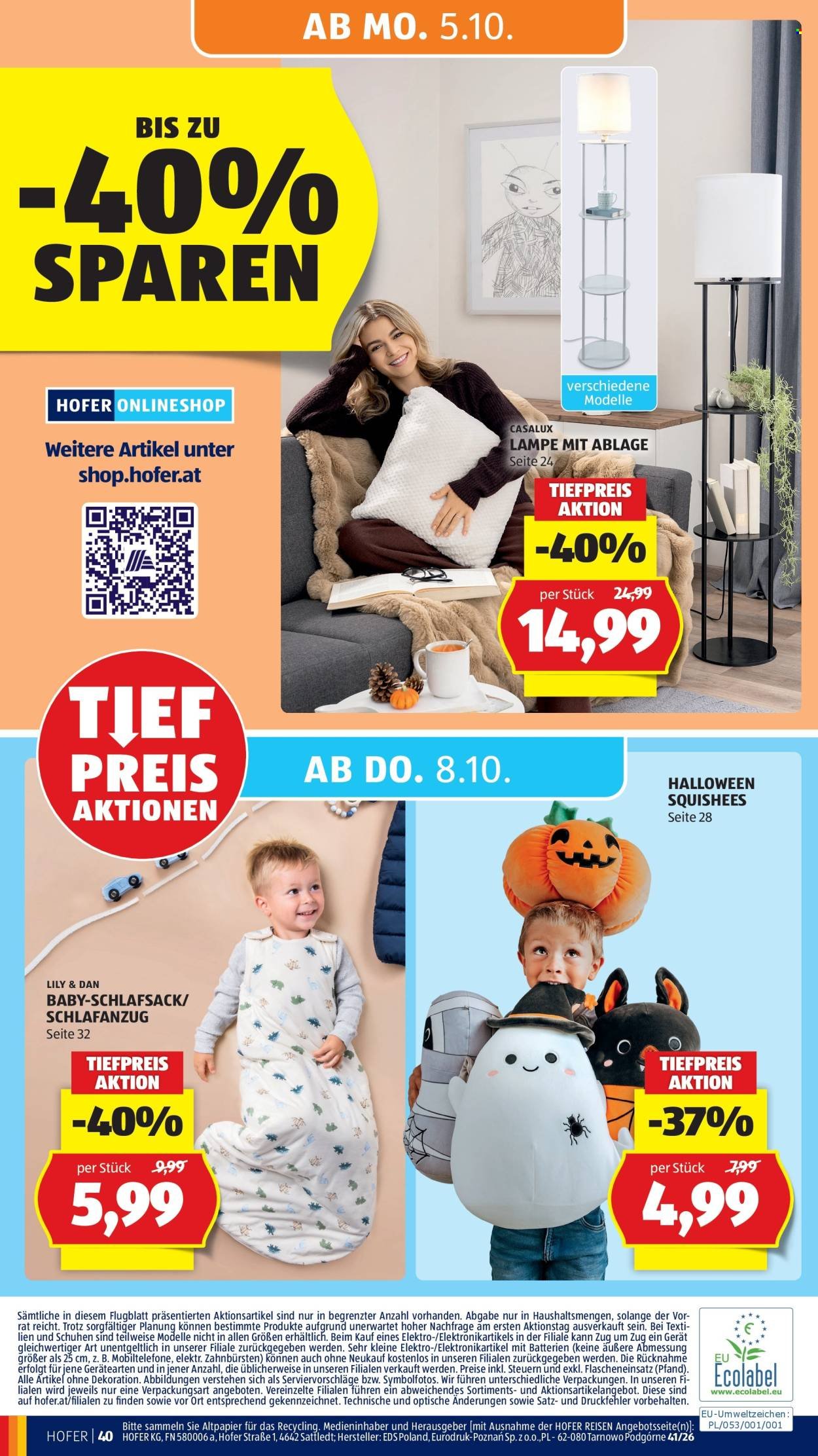 HOFER Flugblatt - Ab Freitag, 2.10.2026