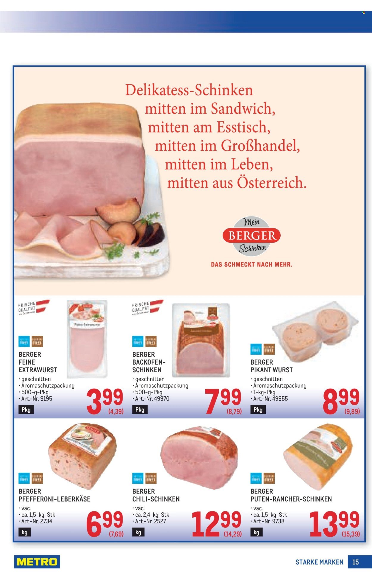 METRO Flugblatt - Starke Marken