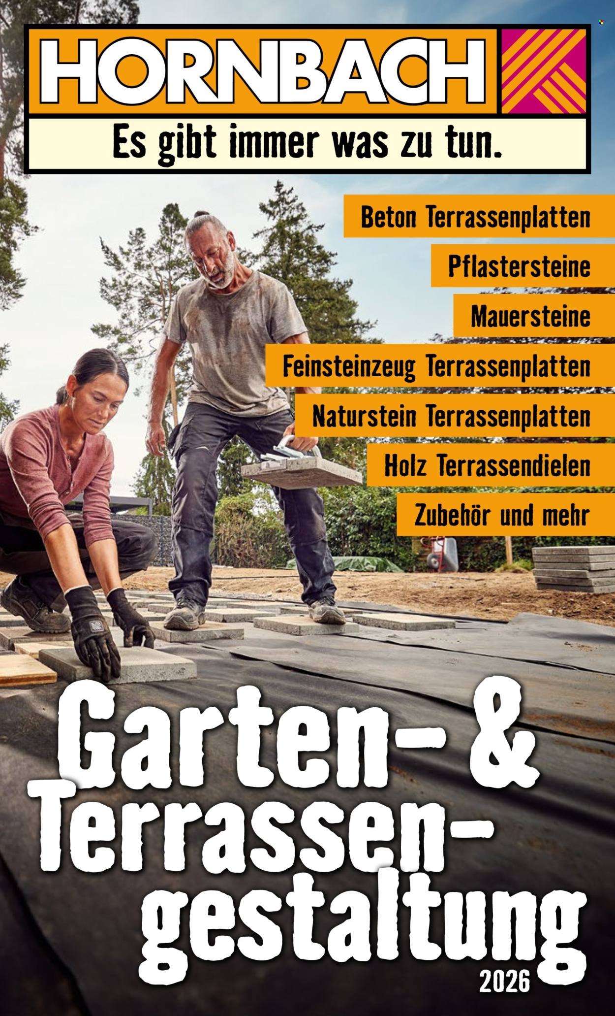 HORNBACH Flugblatt - Garten- & Terrassengestaltung