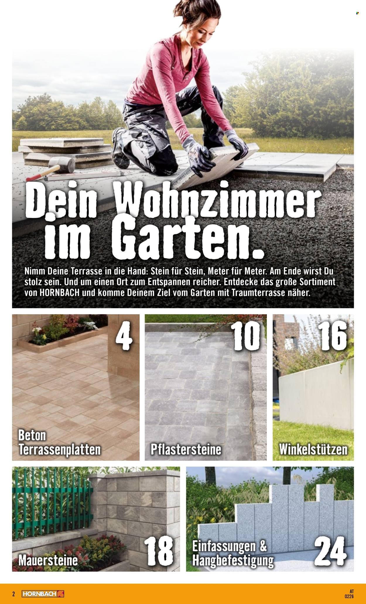 HORNBACH Flugblatt - Garten- & Terrassengestaltung