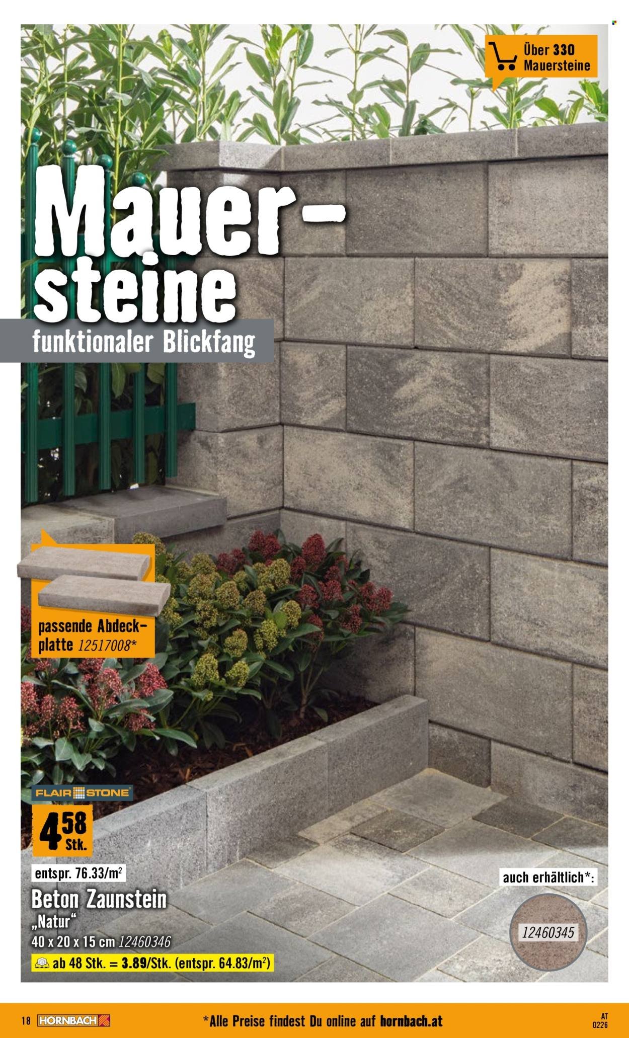 HORNBACH Flugblatt - Garten- & Terrassengestaltung