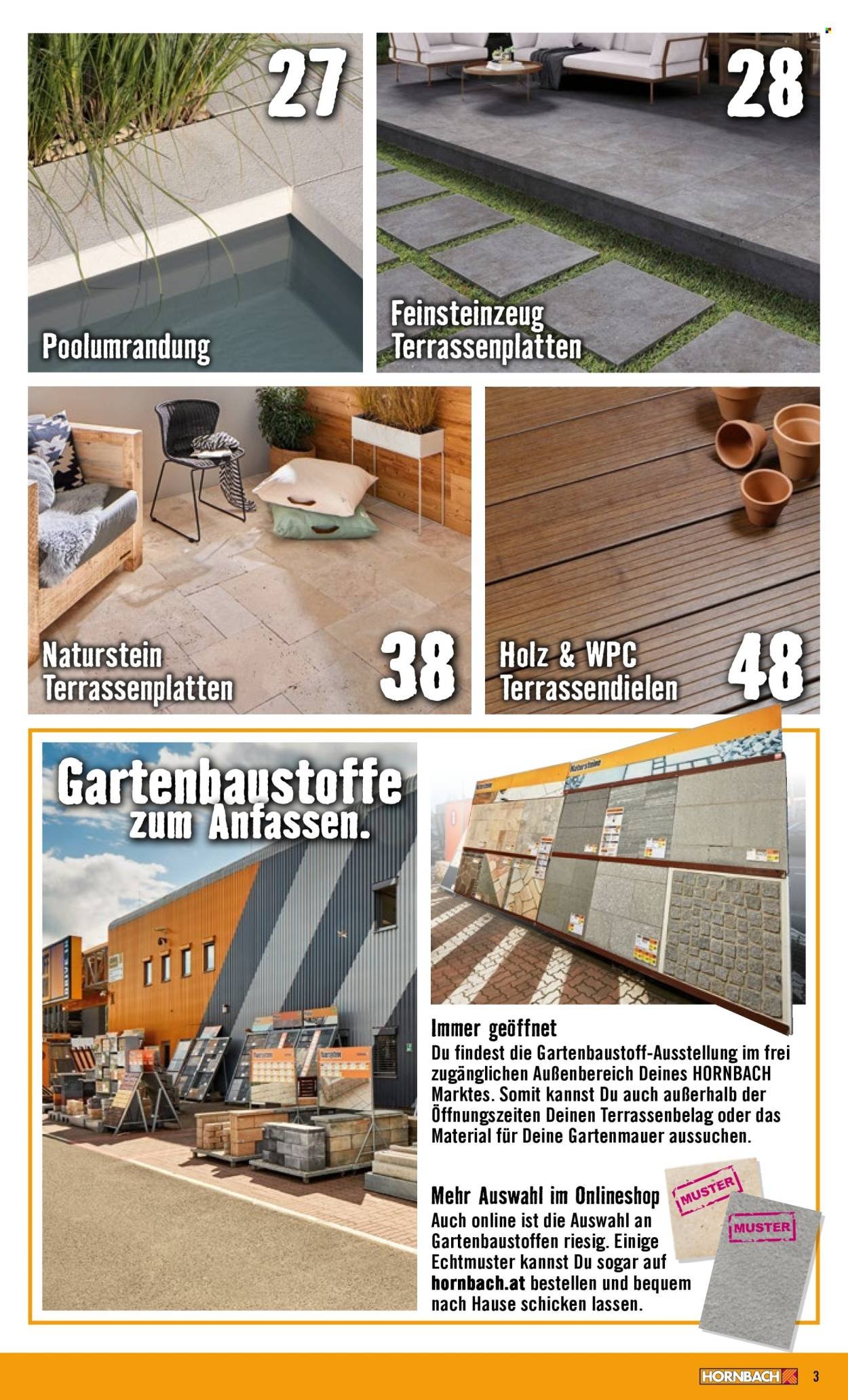 HORNBACH Flugblatt - Garten- & Terrassengestaltung