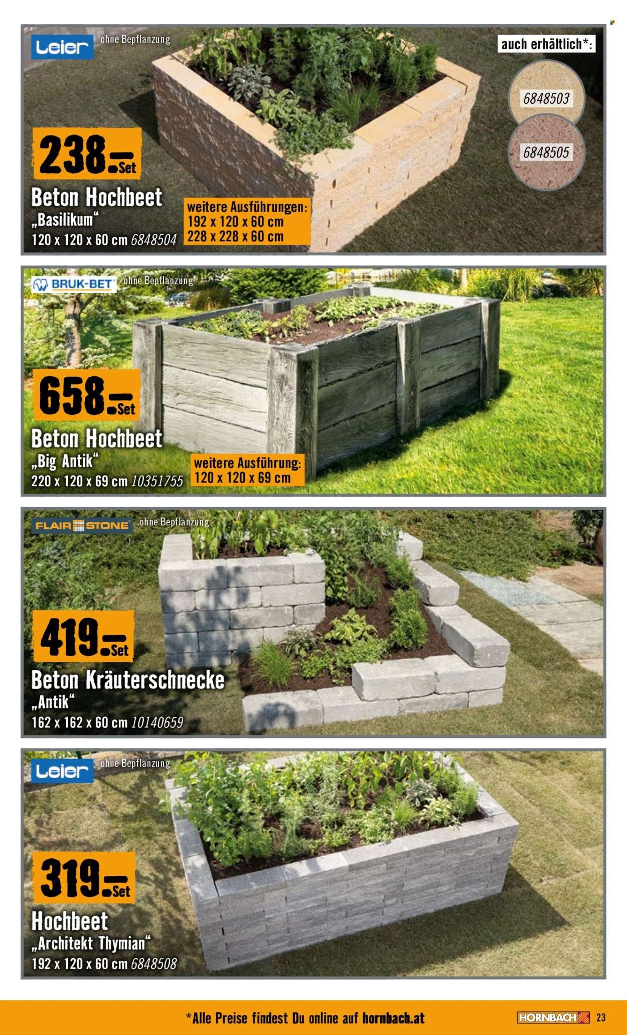 HORNBACH Flugblatt - Garten- & Terrassengestaltung