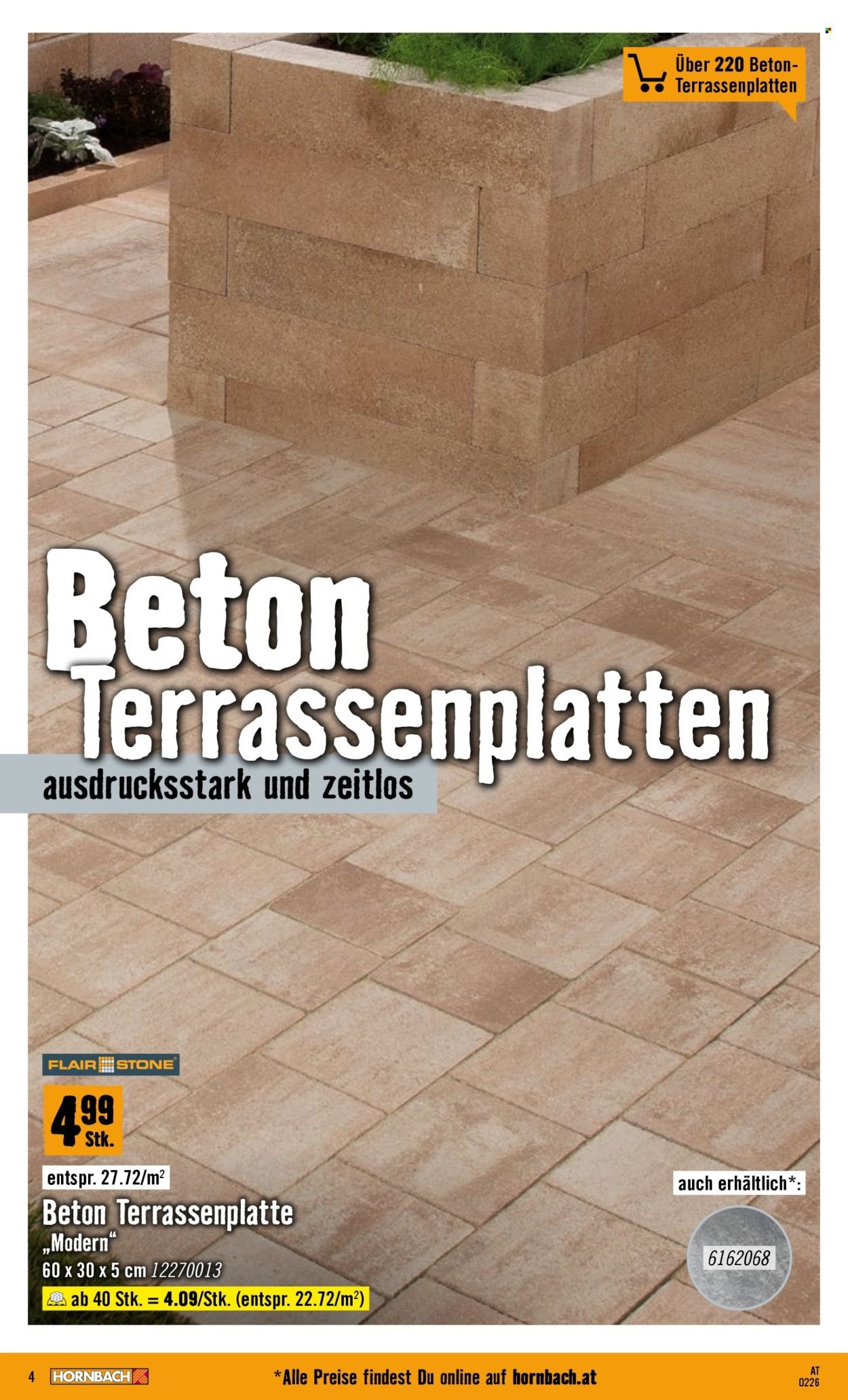 HORNBACH Flugblatt - Garten- & Terrassengestaltung