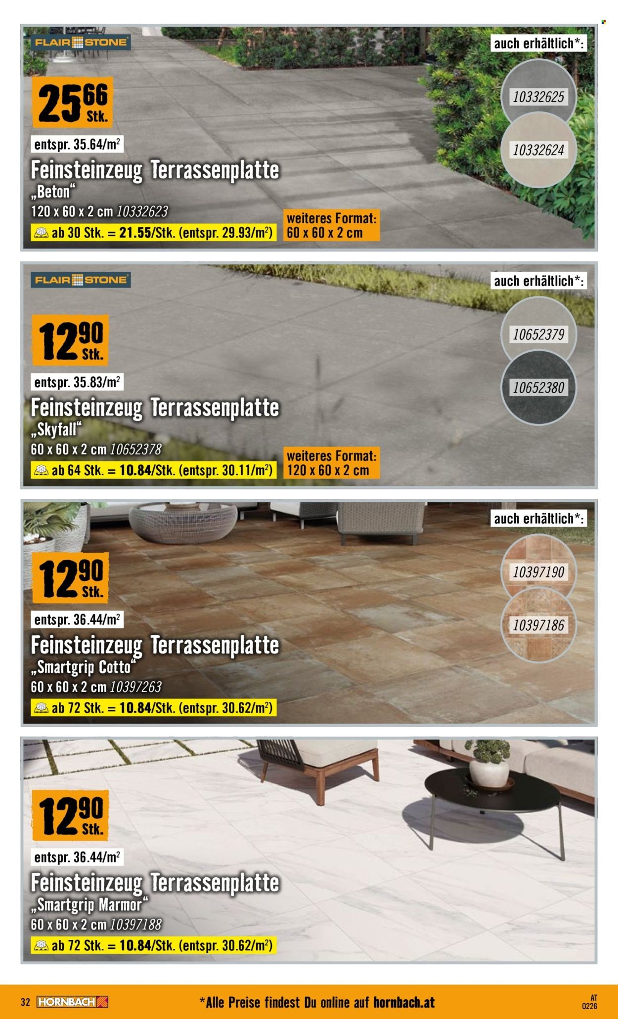 HORNBACH Flugblatt - Garten- & Terrassengestaltung