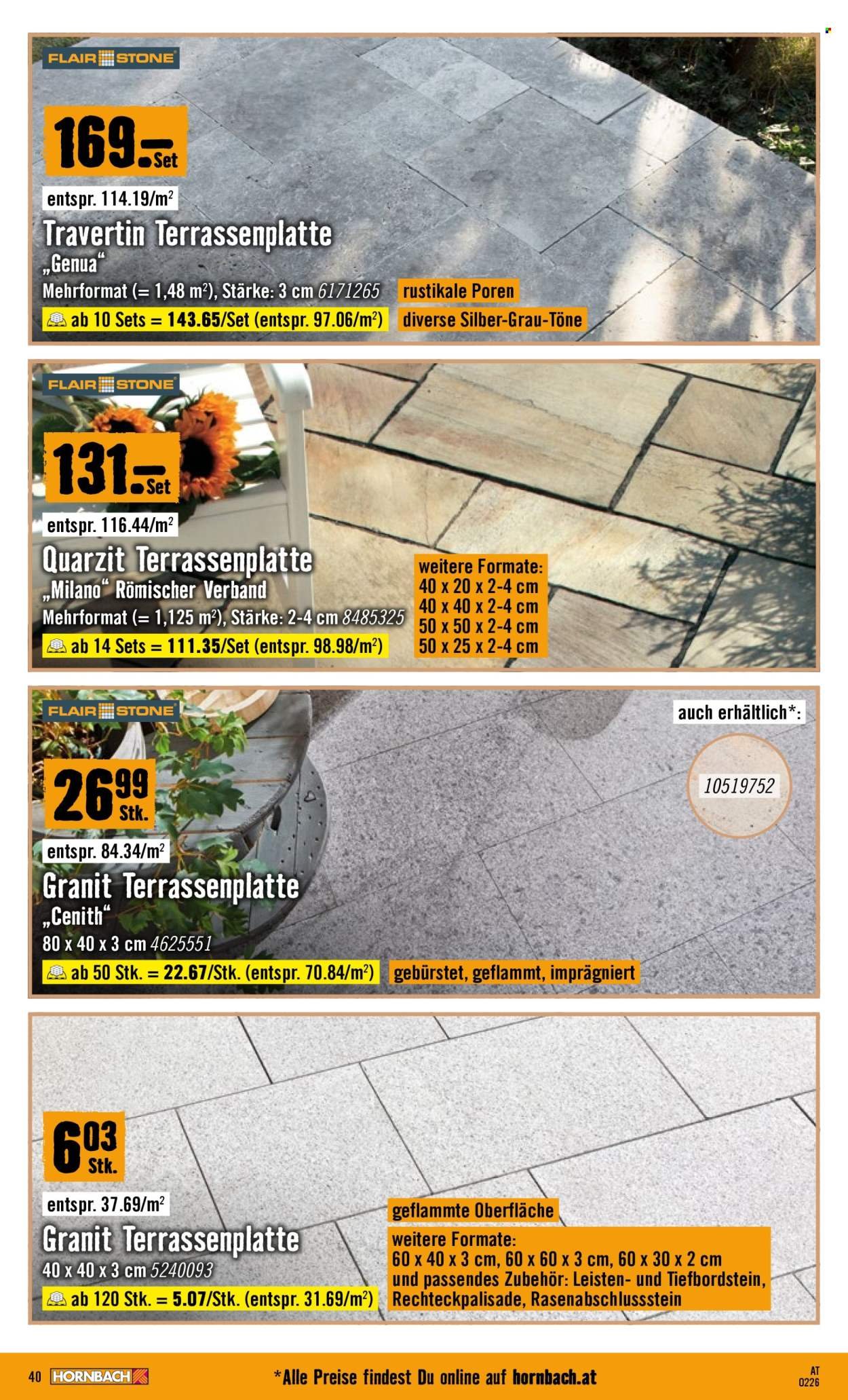 HORNBACH Flugblatt - Garten- & Terrassengestaltung
