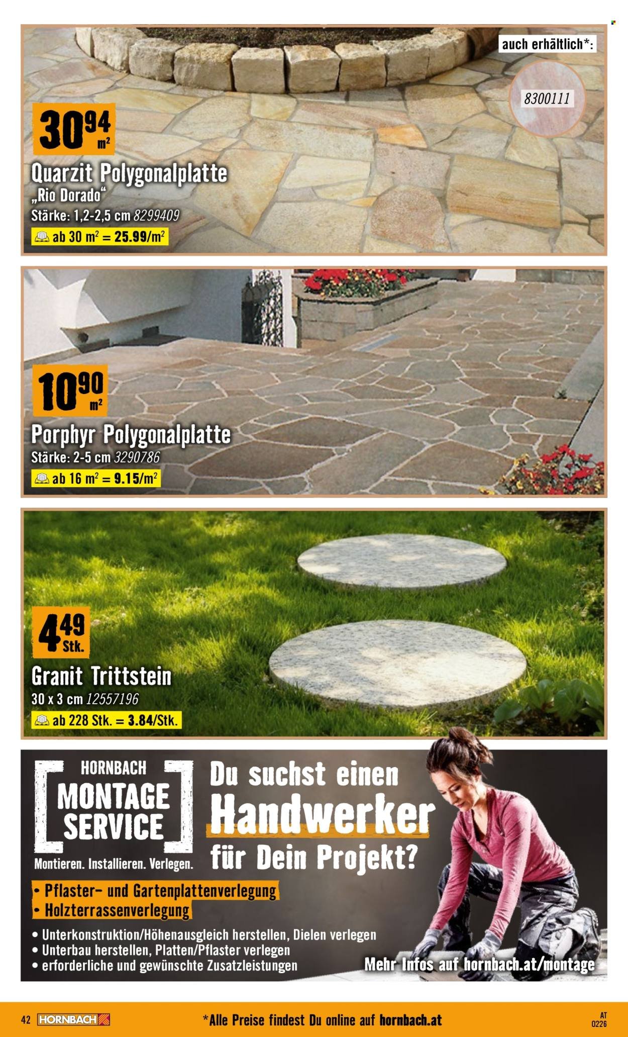 HORNBACH Flugblatt - Garten- & Terrassengestaltung
