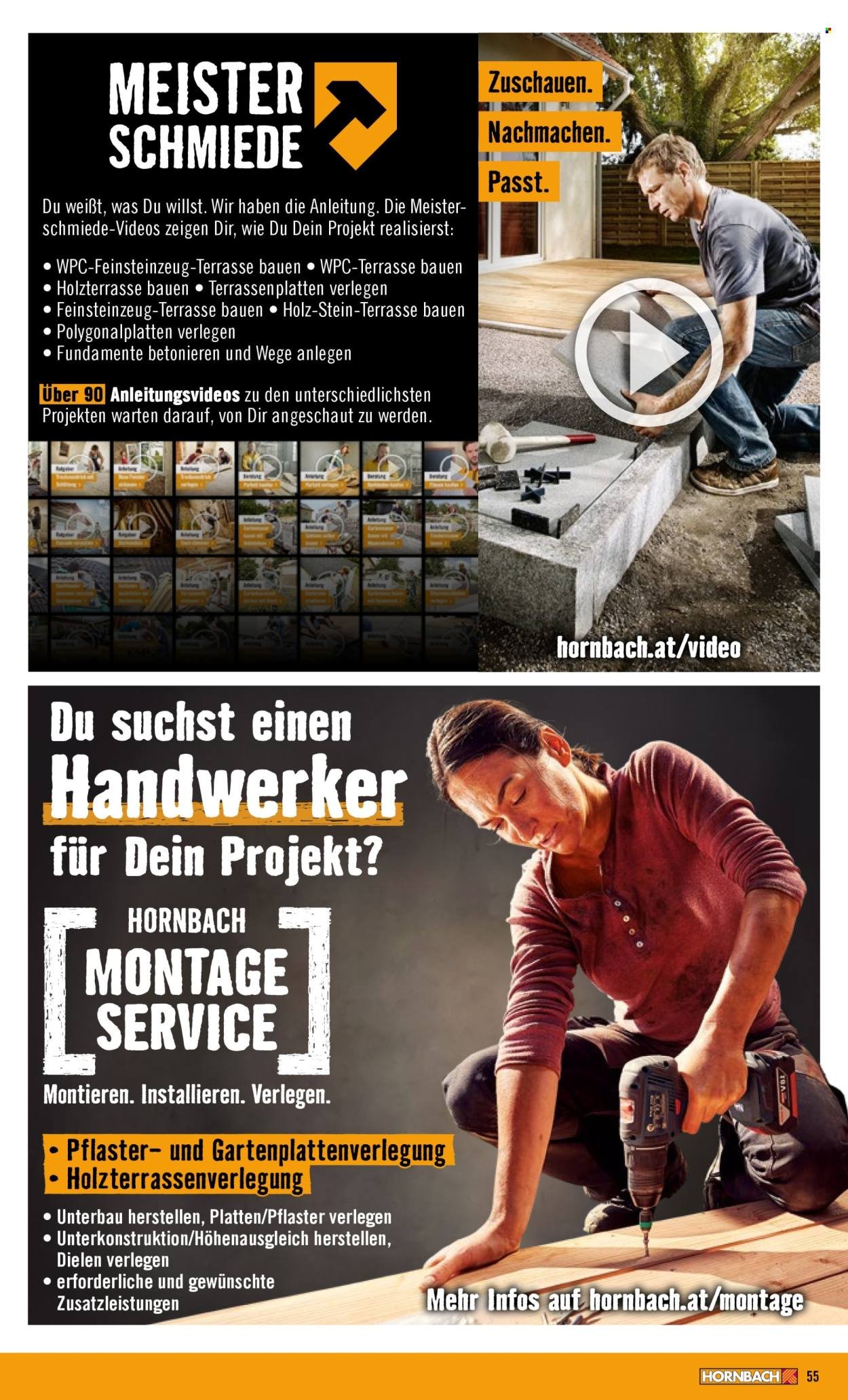 HORNBACH Flugblatt - Garten- & Terrassengestaltung