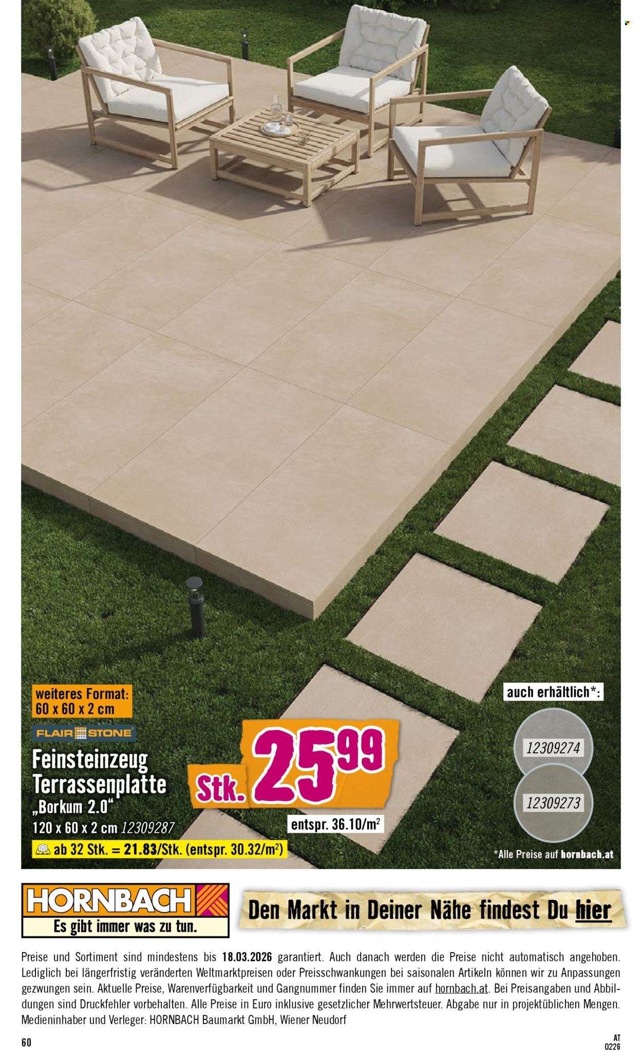 HORNBACH Flugblatt - Garten- & Terrassengestaltung