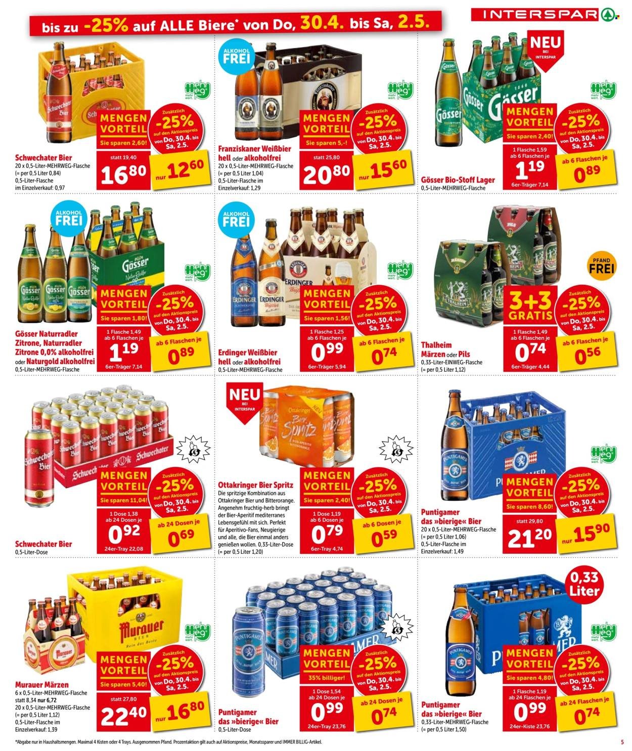 INTERSPAR Flugblatt - Ab Donnerstag, 30.4.2026