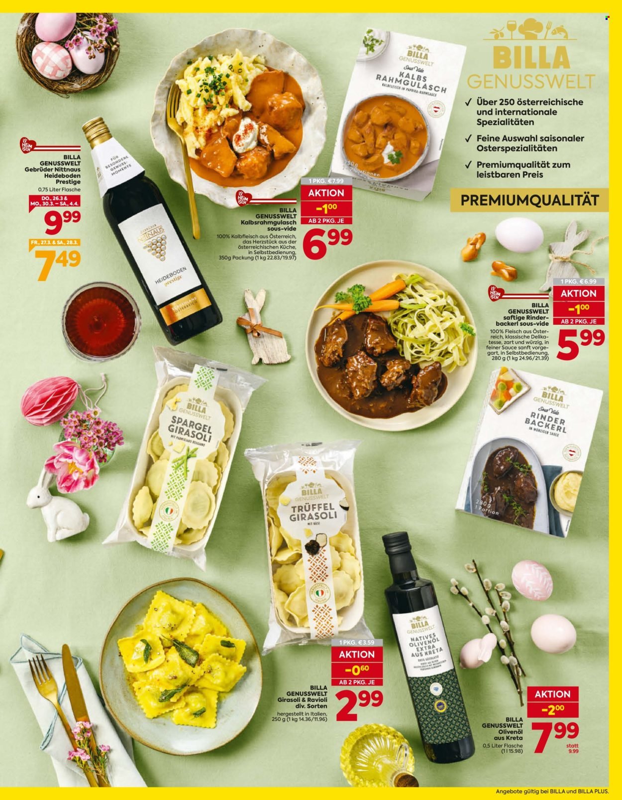 BILLA Flugblatt - Ab Donnerstag, 26.3.2026