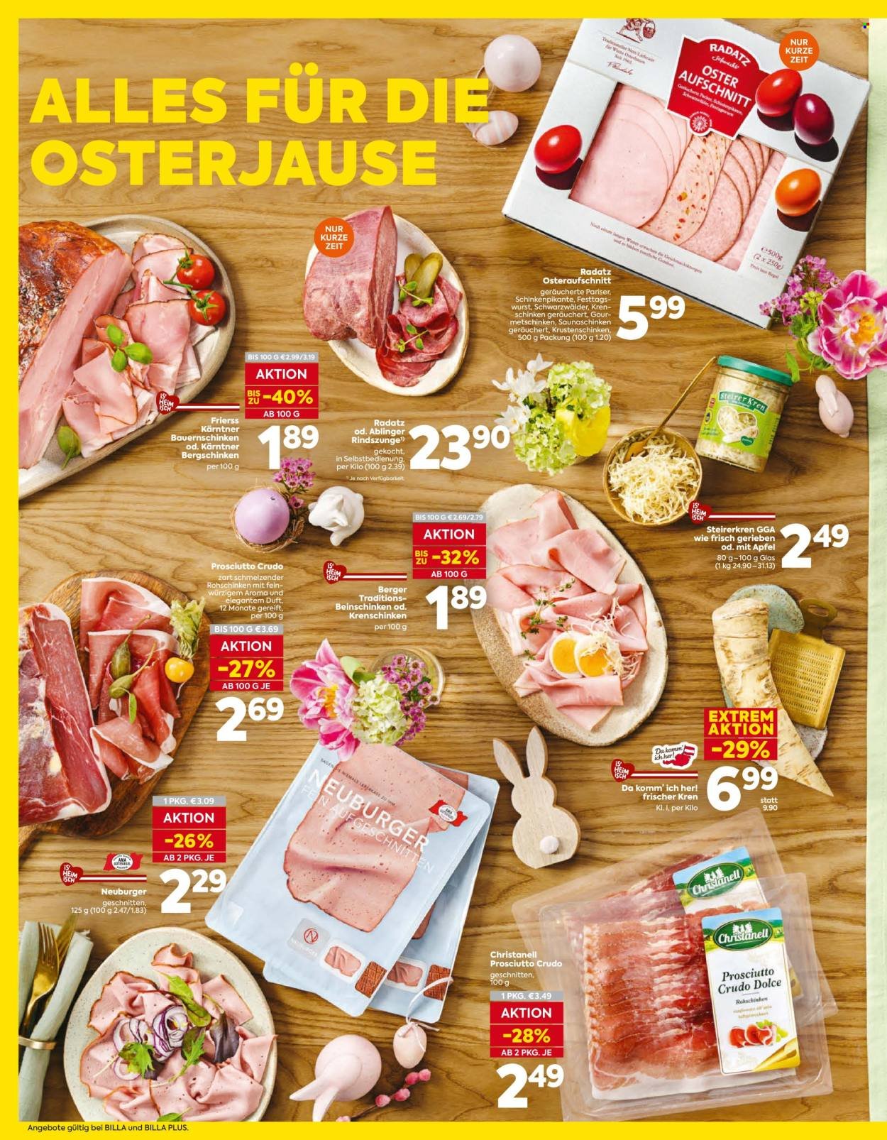 BILLA Flugblatt - Ab Donnerstag, 26.3.2026