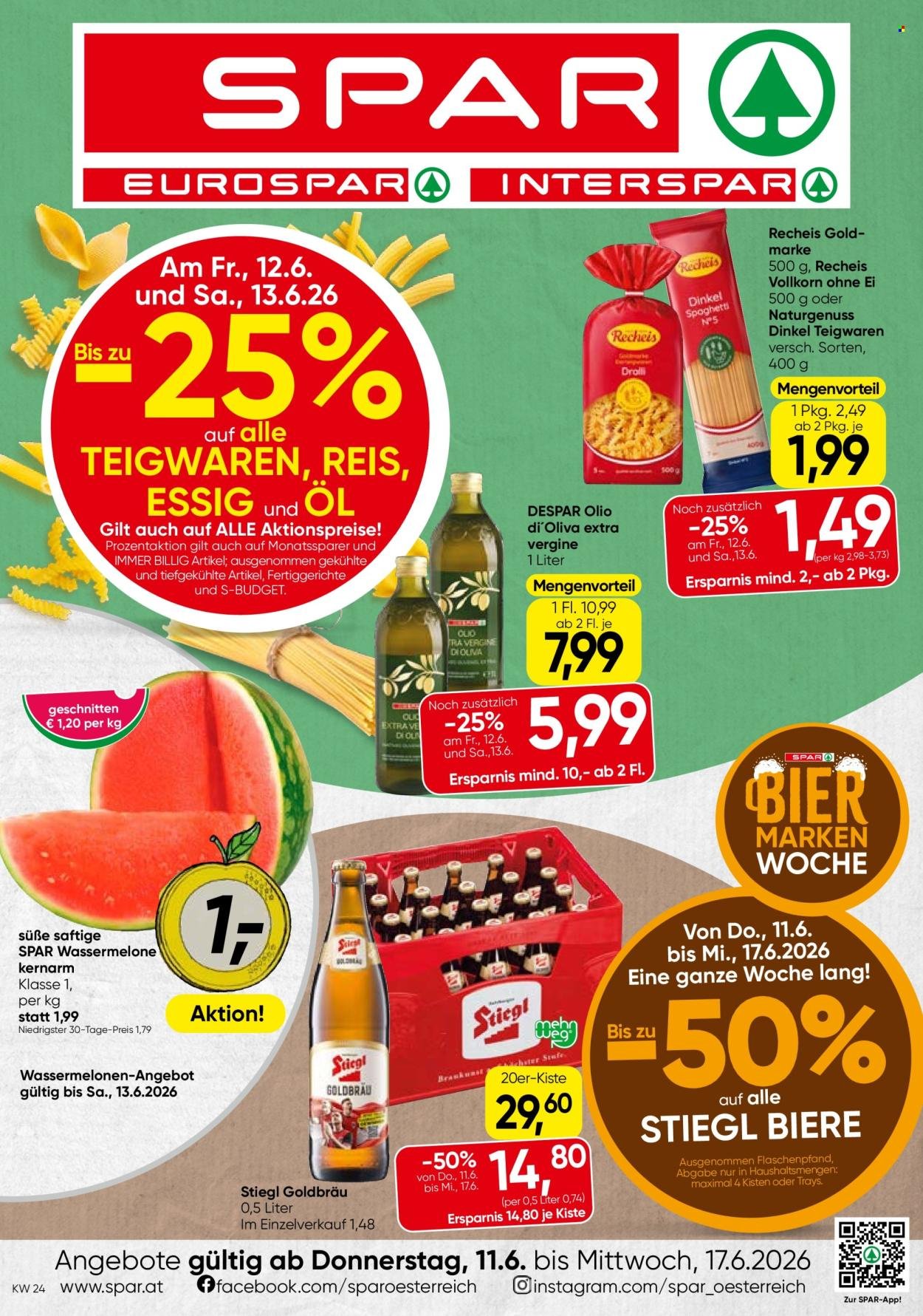 INTERSPAR Flugblatt - Ab Donnerstag, 11.6.2026
