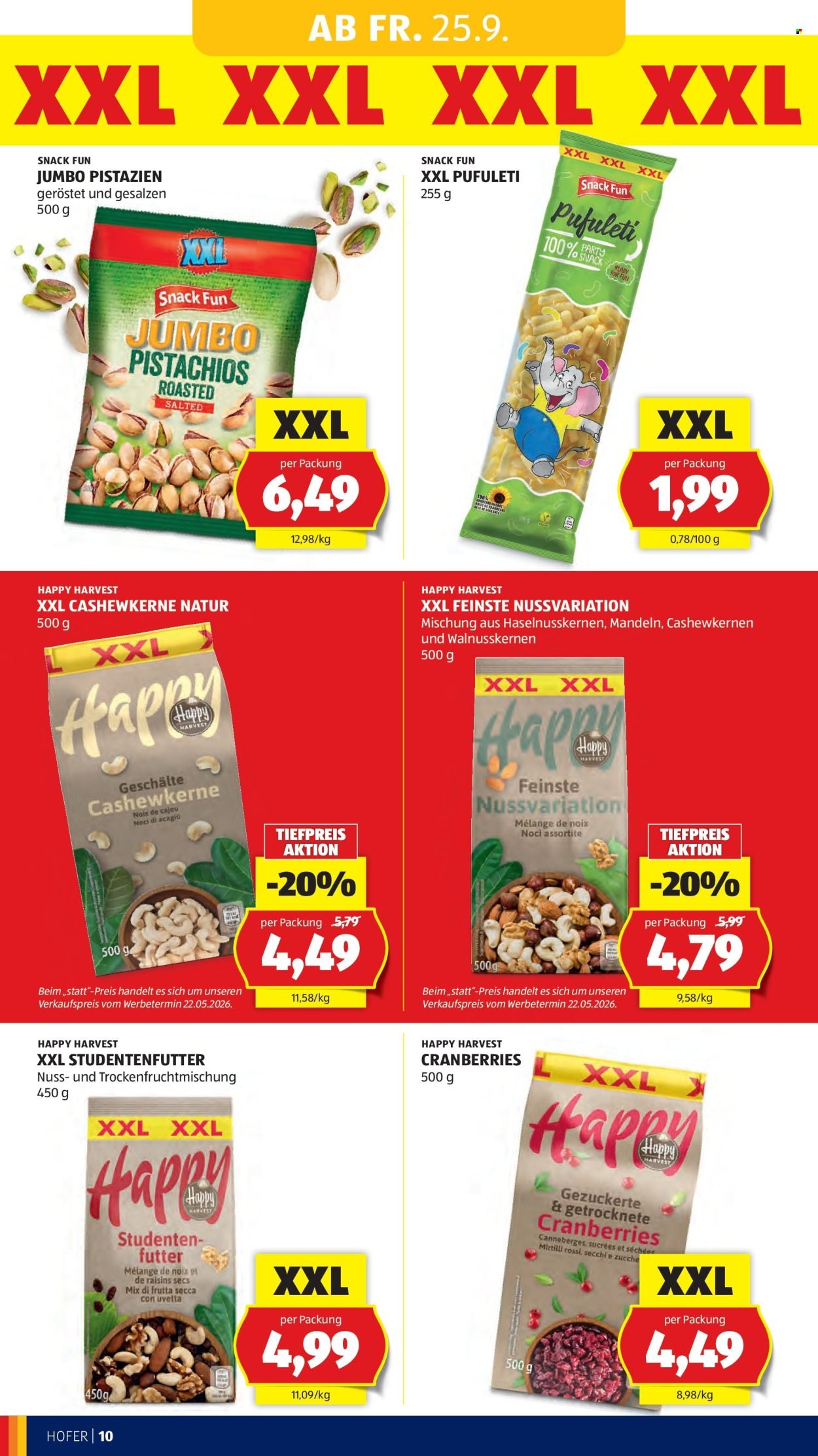 HOFER Flugblatt - Ab Freitag, 25.9.2026