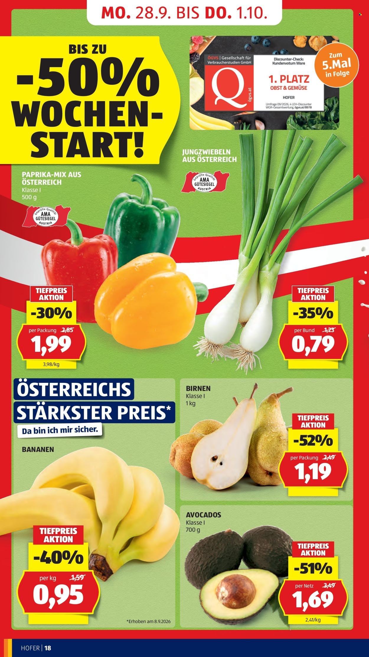 HOFER Flugblatt - Ab Freitag, 25.9.2026