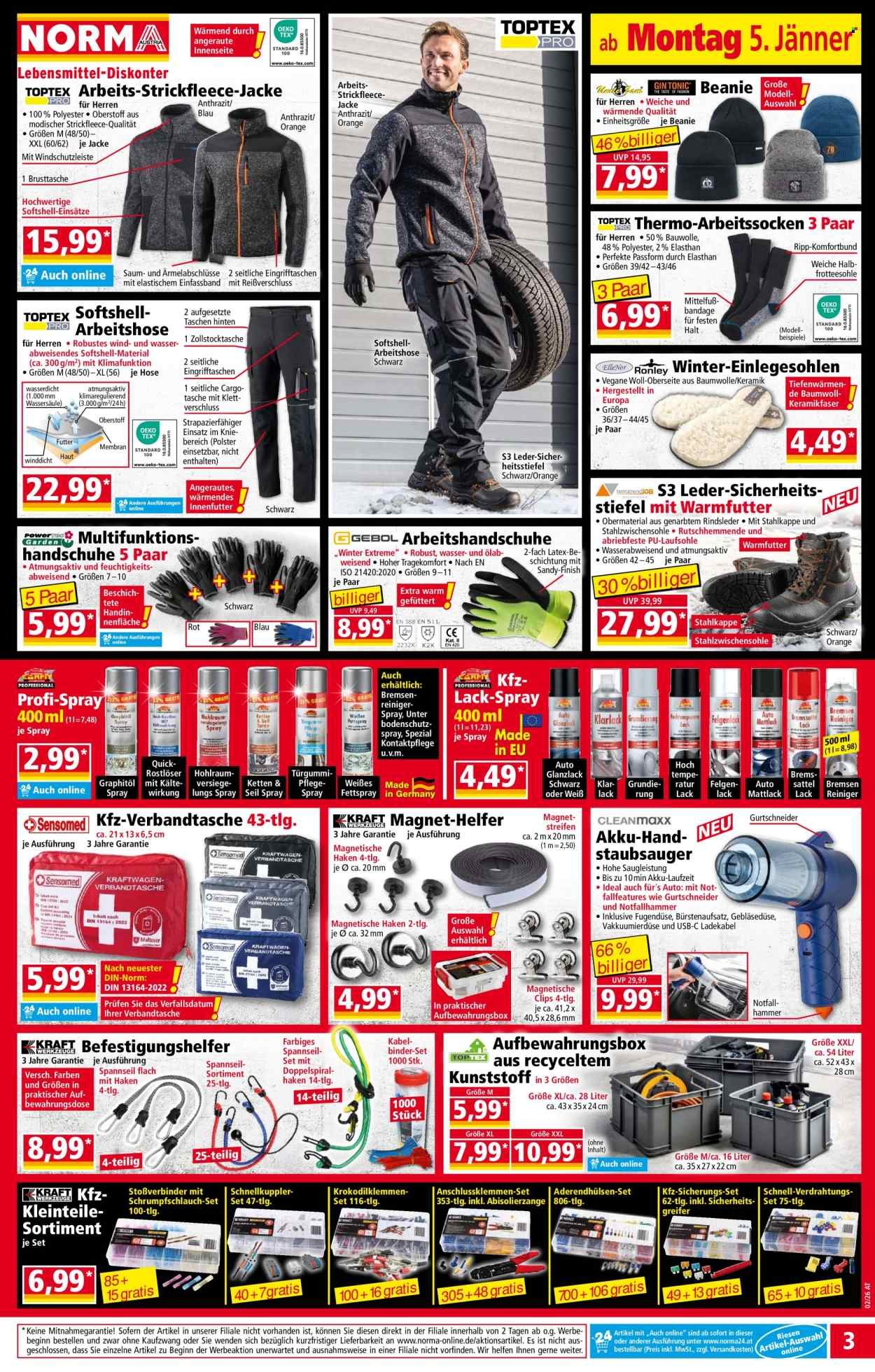 NORMA Flugblatt - Ab Montag, 5.1.2026