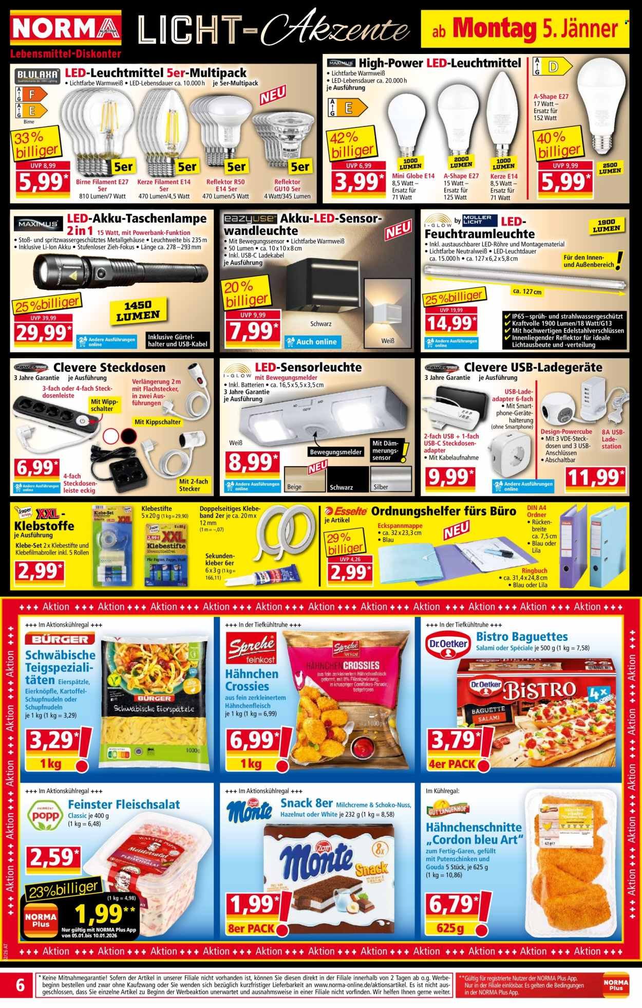 NORMA Flugblatt - Ab Montag, 5.1.2026