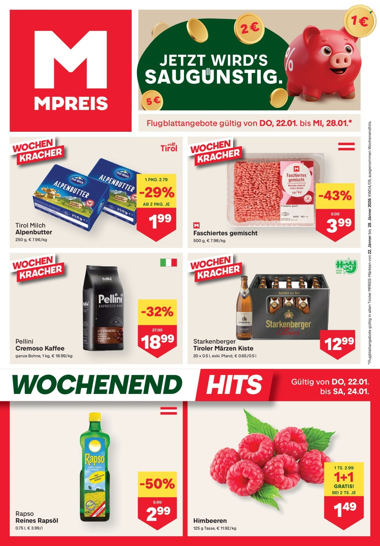 MPREIS Flugblatt - Ab Donnerstag, 22.1.2026