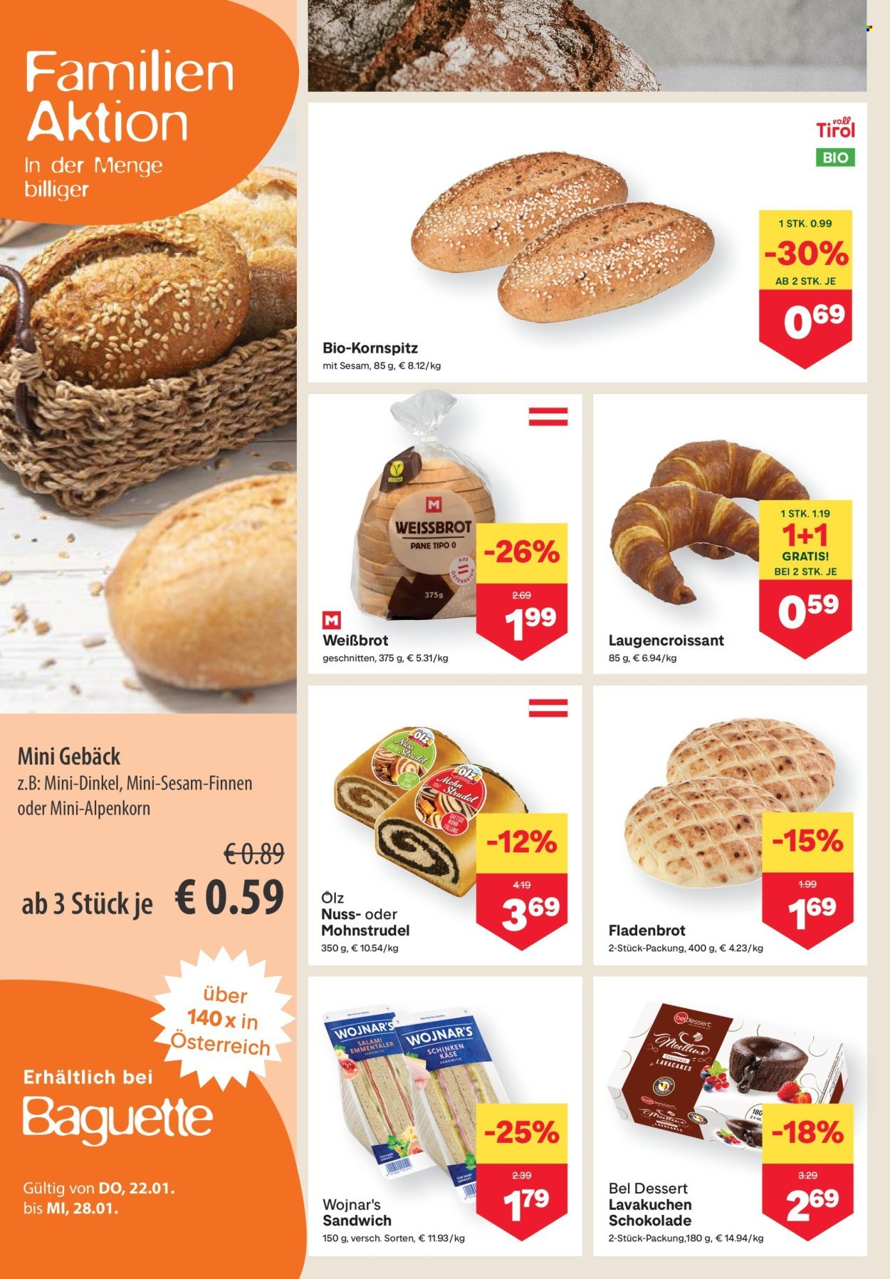 MPREIS Flugblatt - Ab Donnerstag, 22.1.2026