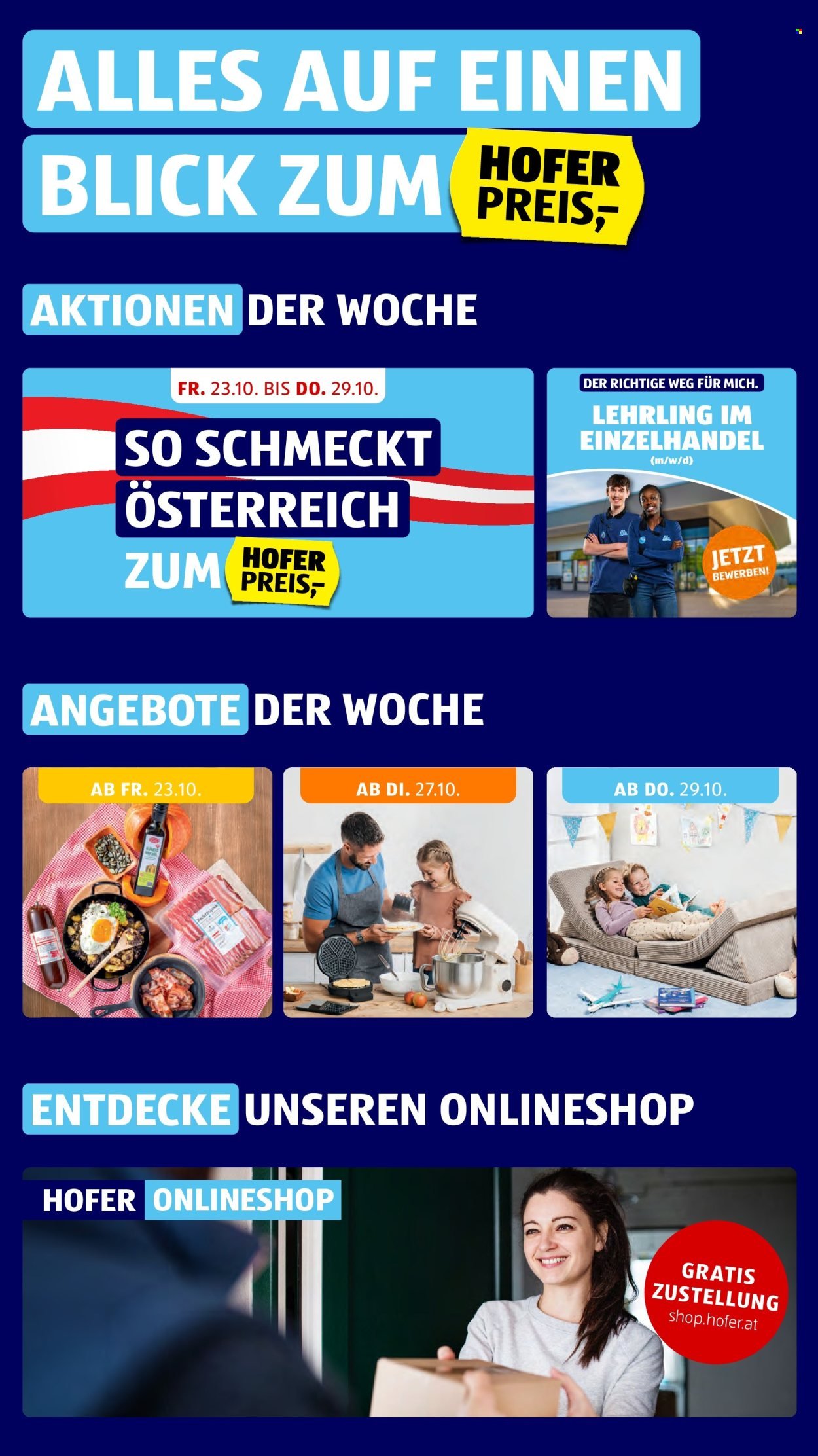 HOFER Flugblatt - Ab Freitag, 23.10.2026