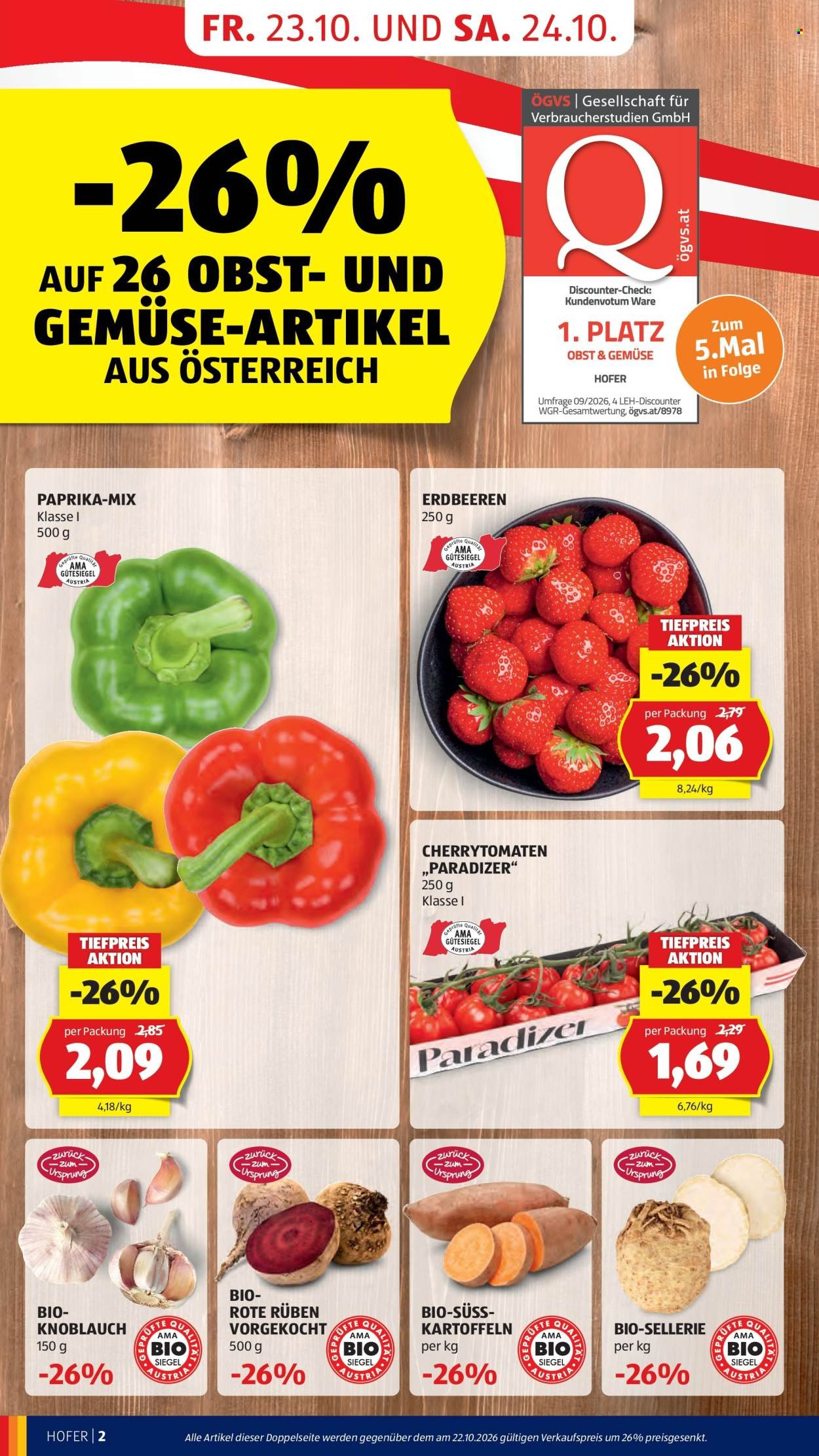 HOFER Flugblatt - Ab Freitag, 23.10.2026
