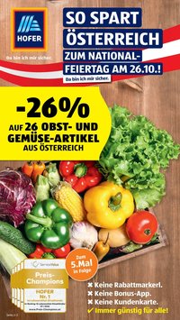 HOFER Flugblatt - Ab Freitag, 23.10.2026