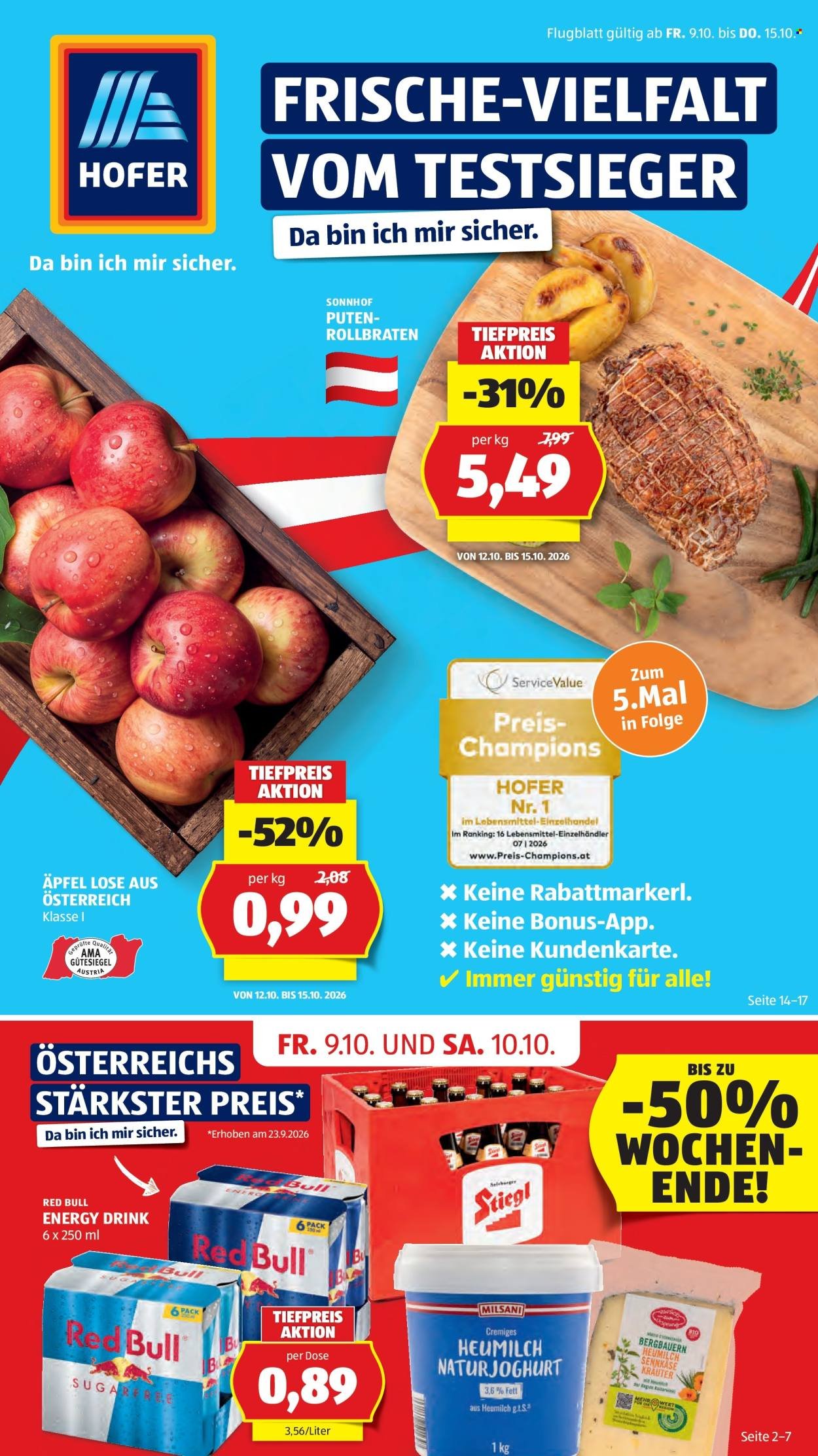 HOFER Flugblatt - Ab Freitag, 9.10.2026