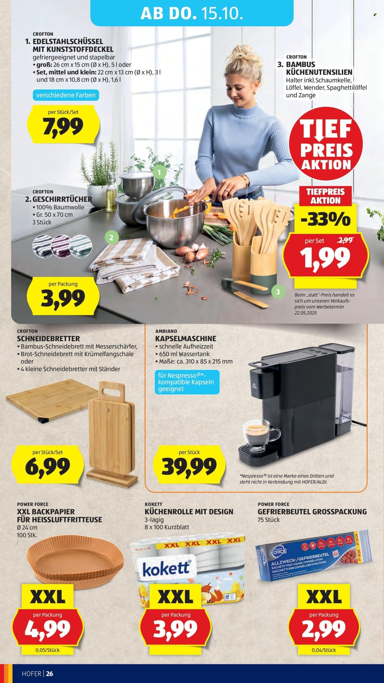 HOFER Flugblatt - Ab Freitag, 9.10.2026