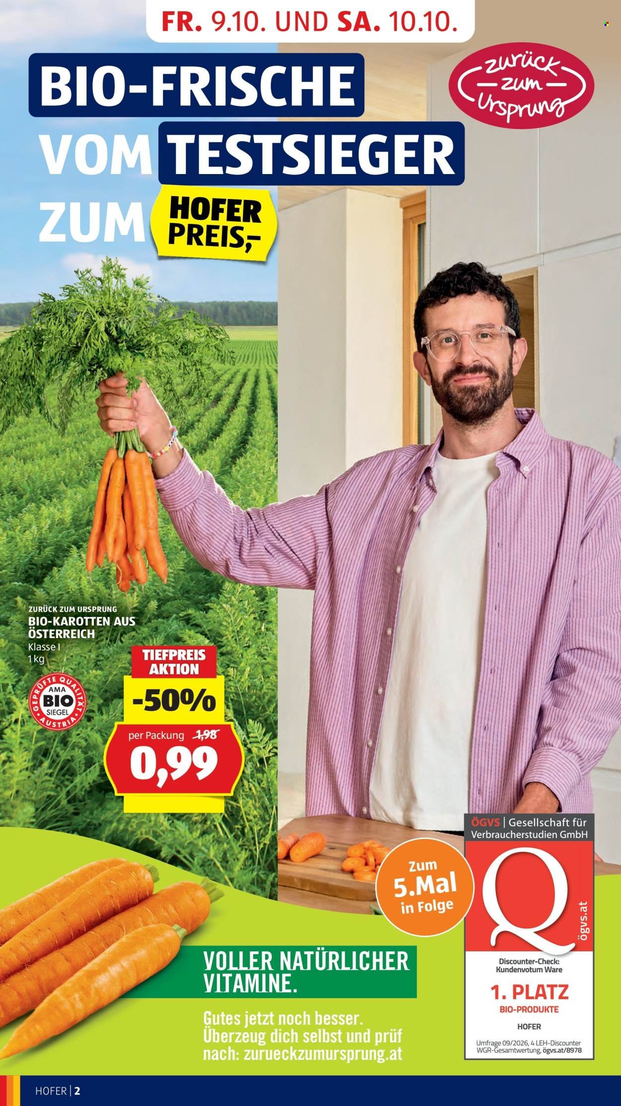 HOFER Flugblatt - Ab Freitag, 9.10.2026
