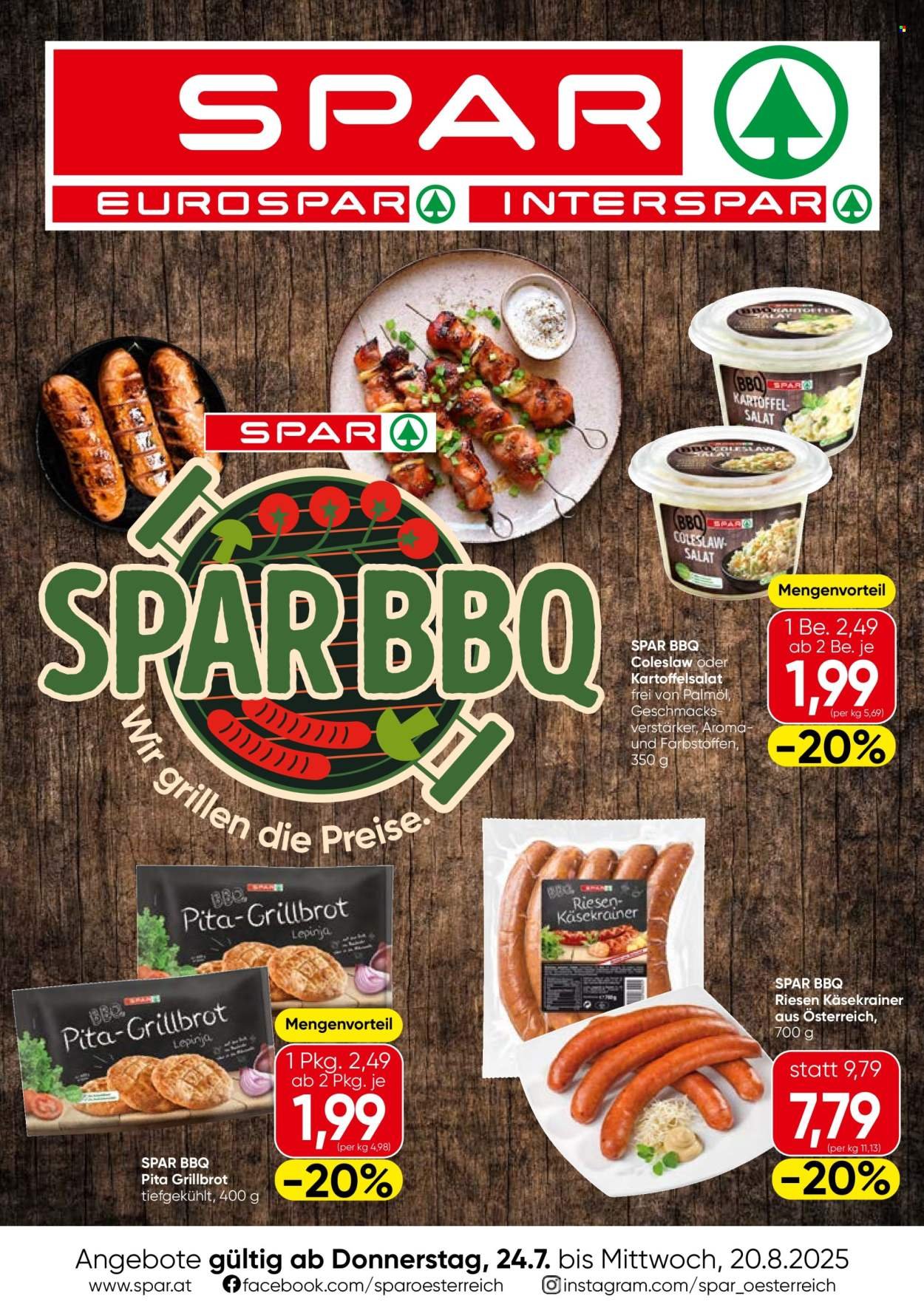 SPAR Flugblatt - Grillen KW 30 (2025-07-24 - 2025-08-20) | 1