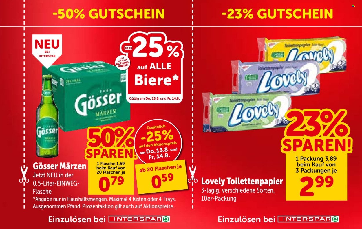 INTERSPAR Flugblatt - Ab Donnerstag, 13.8.2026