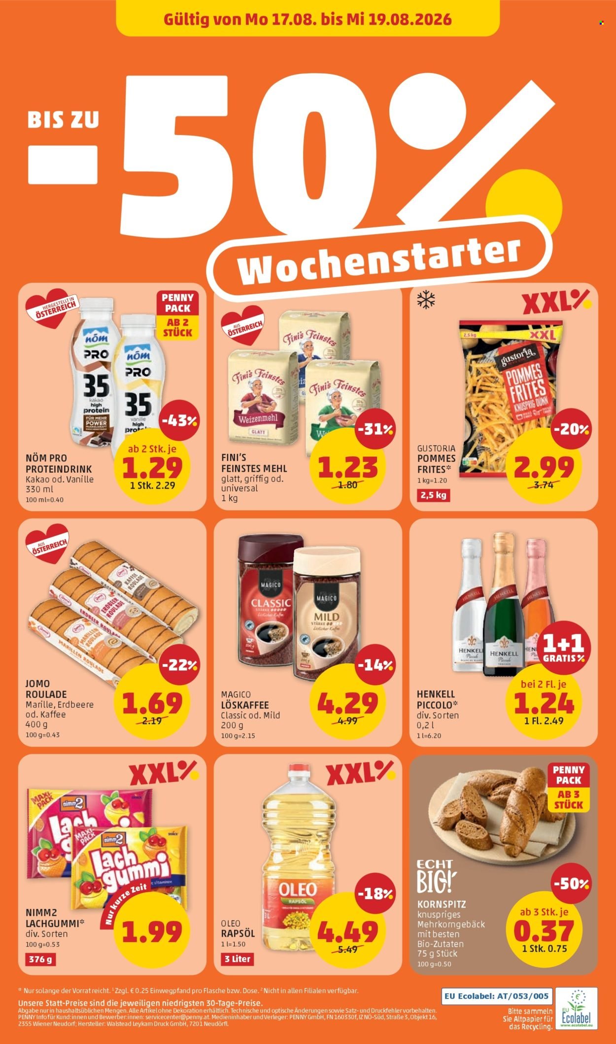 PENNY Flugblatt - Ab Donnerstag, 13.8.2026